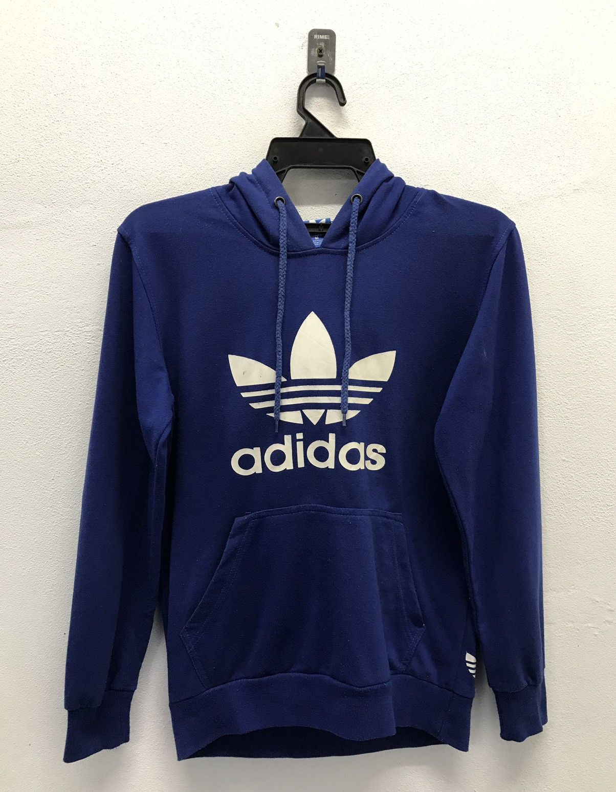 Adidas × Vintage Vintage Adidas Big Logo Made In Germany Hoodie Size US M / EU 48-50 / 2 - 1 Thumbnail