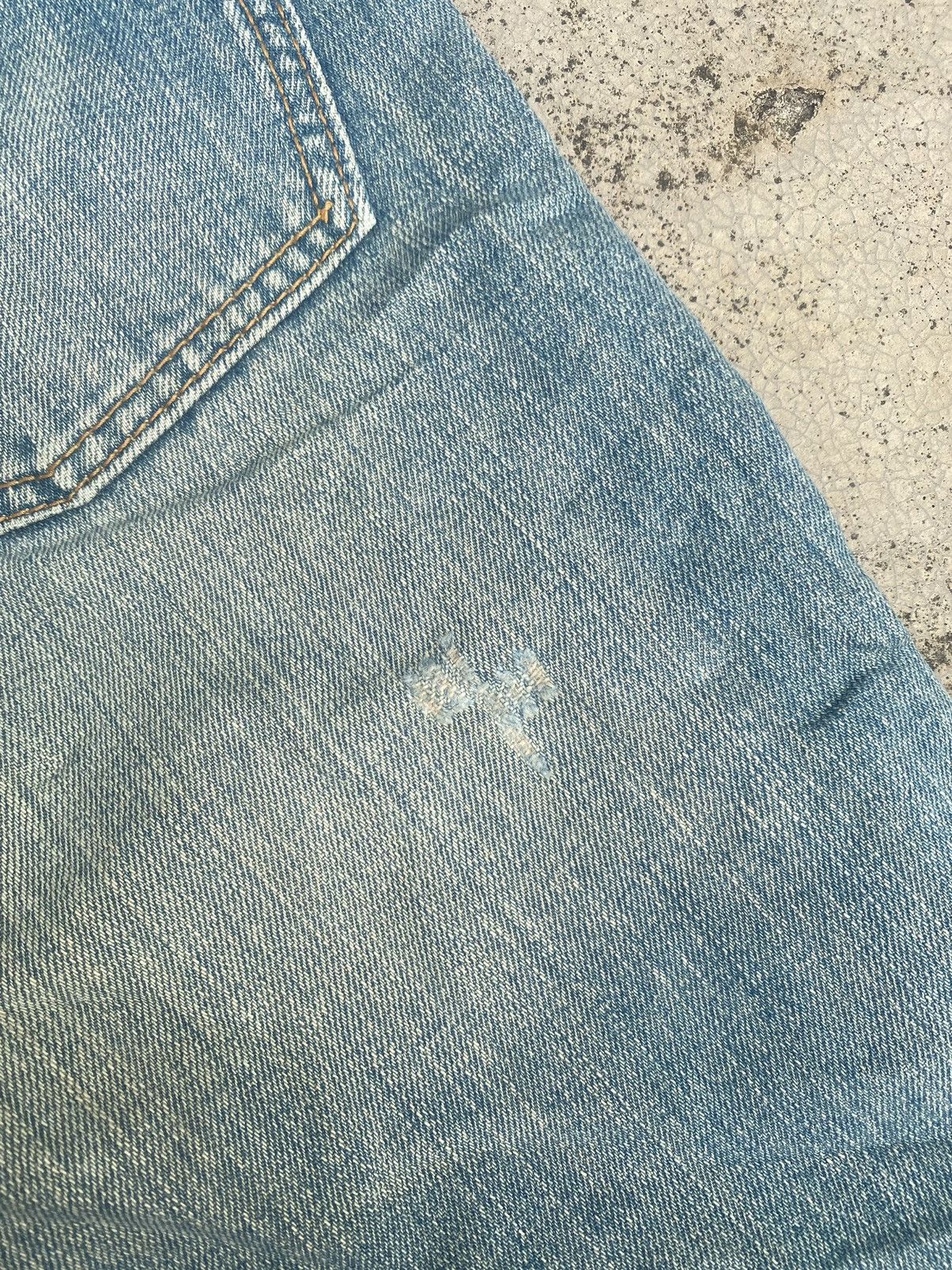 Japanese Brand Flare Jeans Denim Craft Faded Distressed Bootcut Size US 32 / EU 48 - 24 Thumbnail