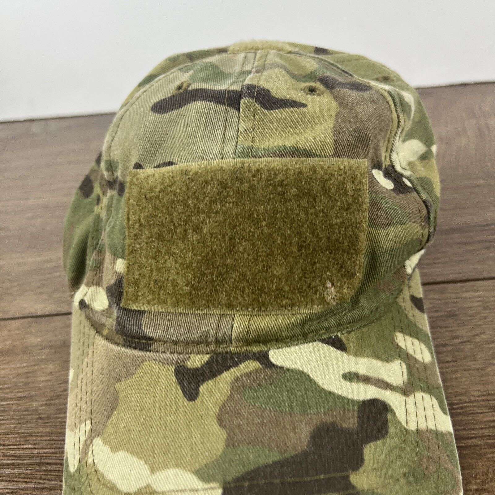 Other Green Camo Hat Patch Adjustable Adult Size Hat Camo Green Ca Size ONE SIZE - 6 Thumbnail