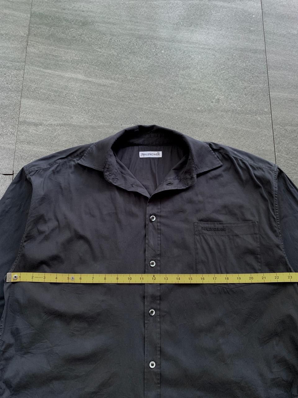 Balenciaga FREE TAX! Faded Embroidery Formal Shirt Size US M / EU 48-50 / 2 - 15 Thumbnail