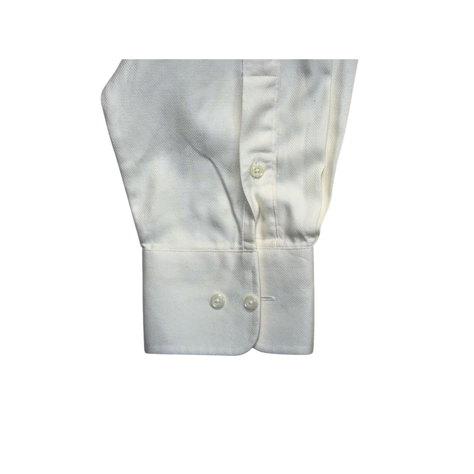 David Donahue David Donahue Yellow Dress Shirt Long Sleeve Mens 34/35 Size US XL / EU 56 / 4 - 8 Thumbnail
