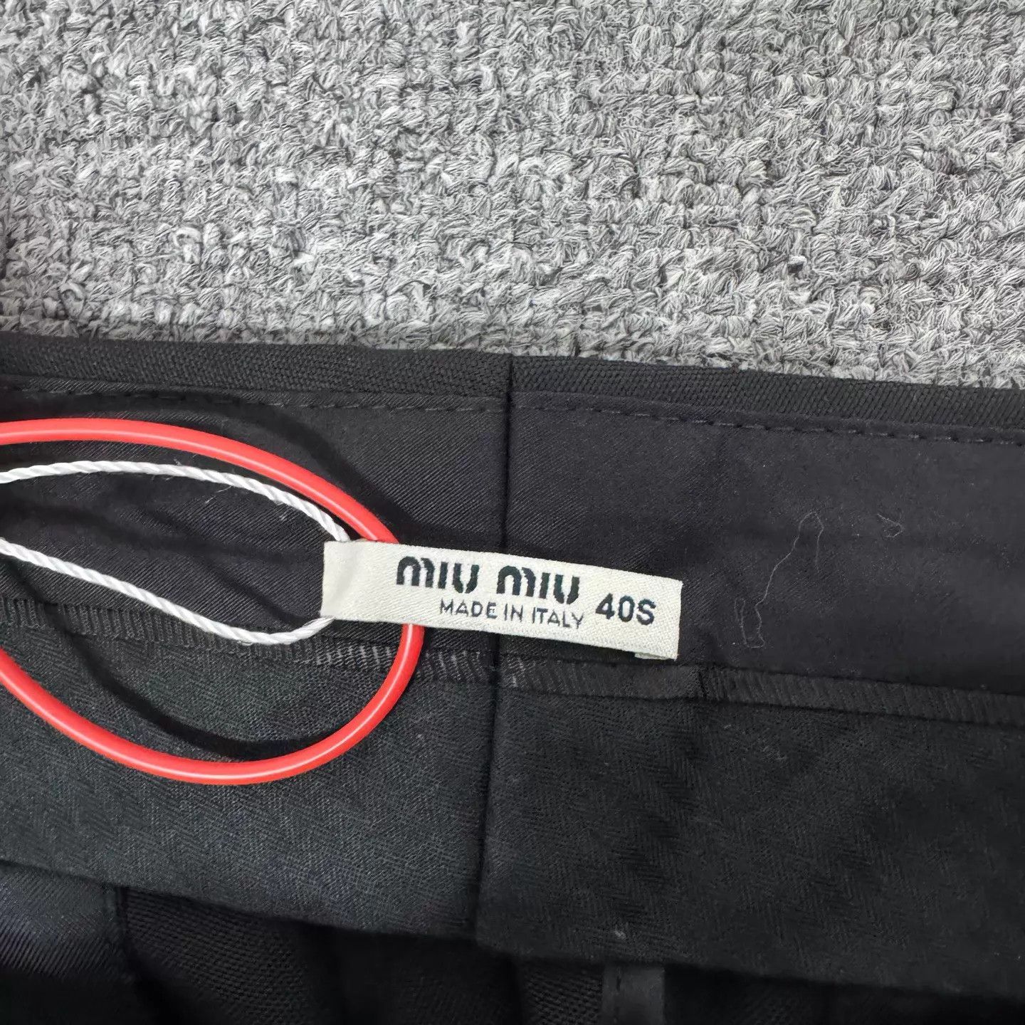 Miu Miu MIU MIU black yellow side stripe flared cropped pants Size 28" / US 6 / IT 42 - 5 Thumbnail