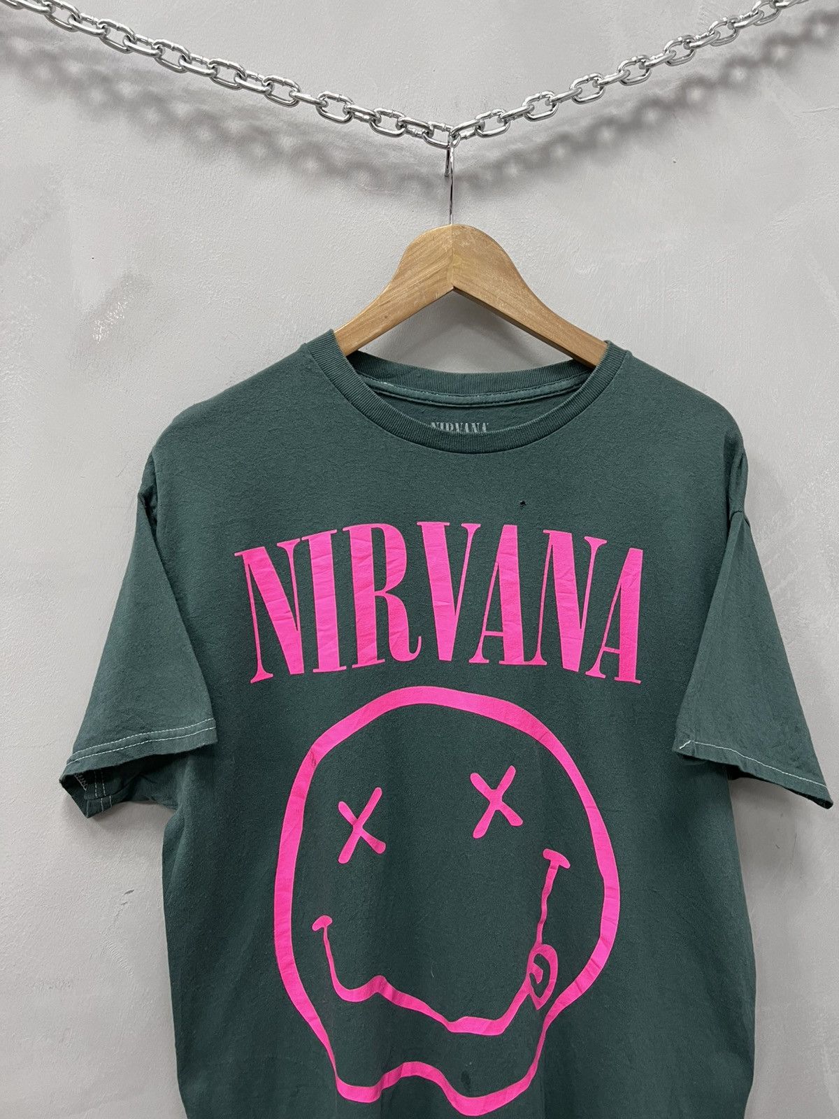 Nirvana × Vintage VINTAGE NIRVANA 90s Y2K T-shirt streetwear rockband Size US L / EU 52-54 / 3 - 2 Thumbnail