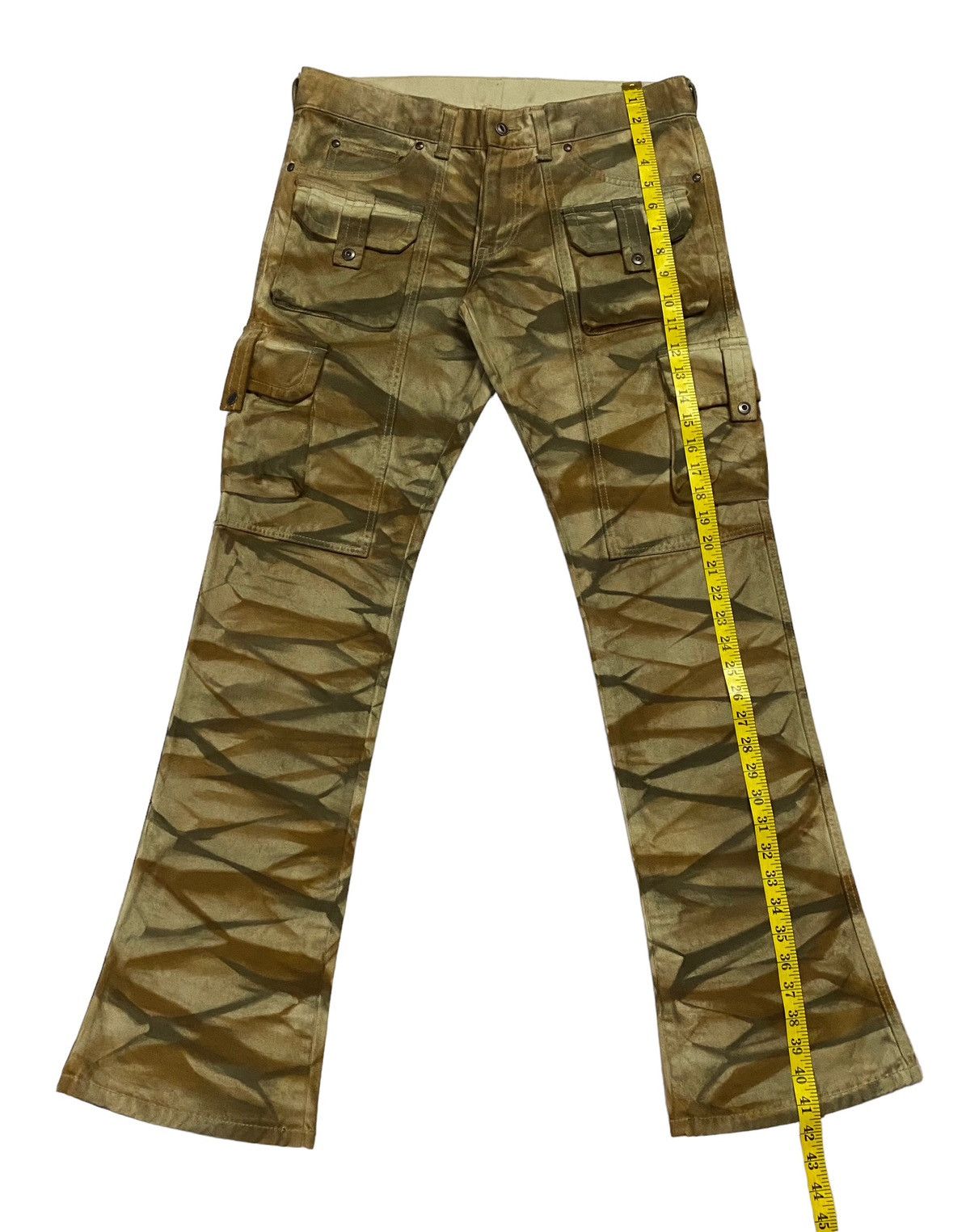 Japanese Brand × Tornado Mart Rare Design‼️Tornado Mart Flare Multi-Pocket Pants Size US 32 / EU 48 - 6 Thumbnail
