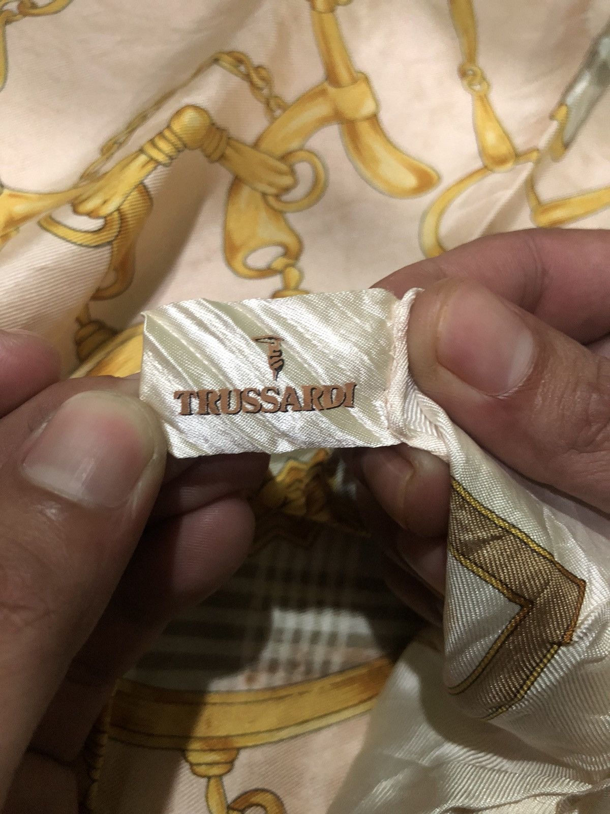 Trussardi Trus Sardi Silk Scarf Size ONE SIZE - 4 Thumbnail
