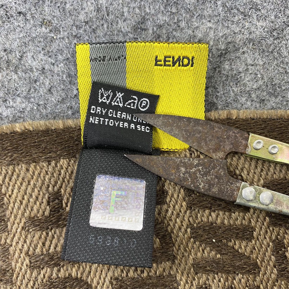 Fendi × Vintage Fendi Monogram Scarf / Muffler / Neckwear-K048 Size ONE SIZE - 8 Thumbnail