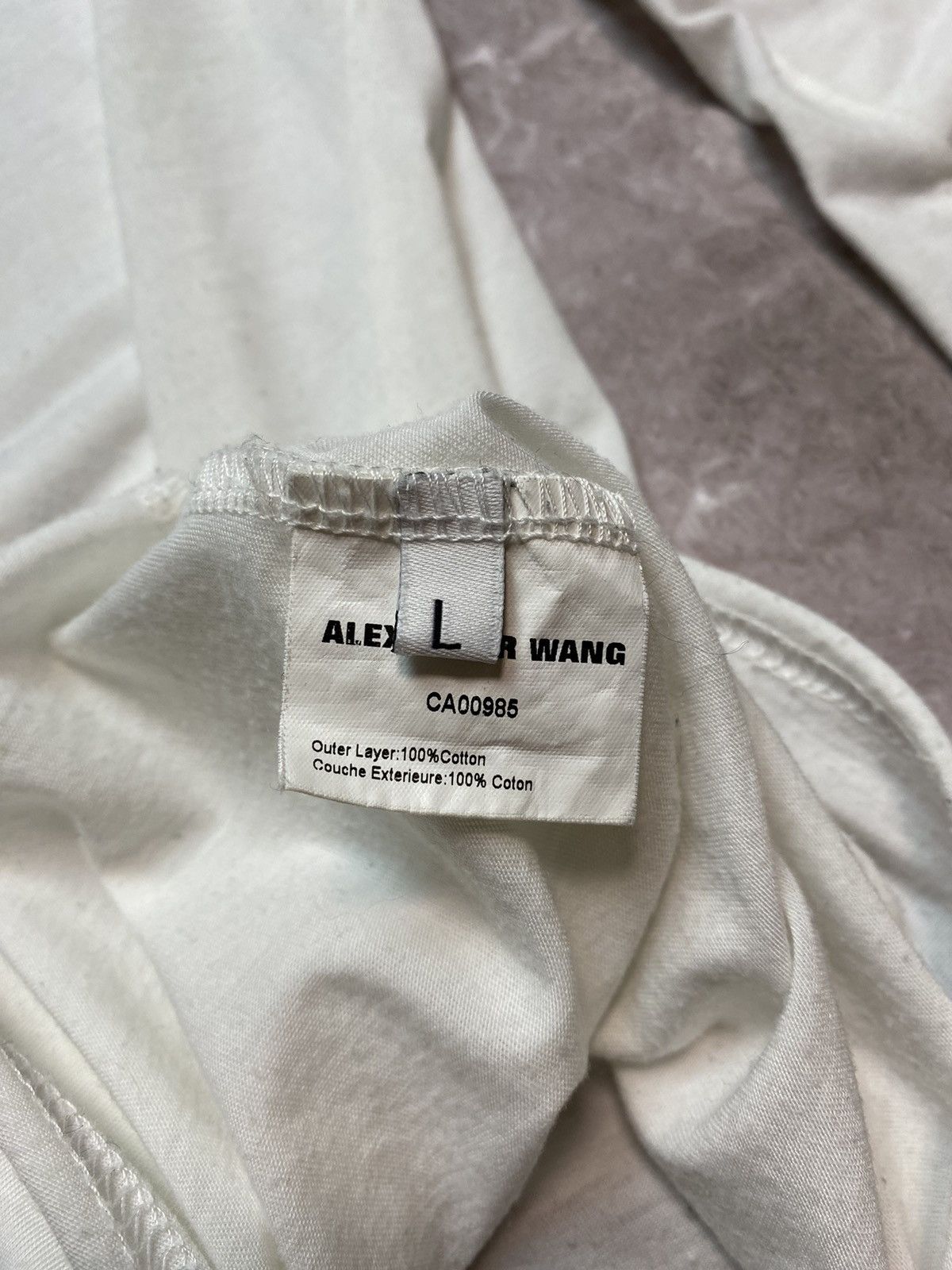 Alexander Wang × Vintage Alexander wang silk longsleeve tee t-shirt Size US L / EU 52-54 / 3 - 6 Thumbnail