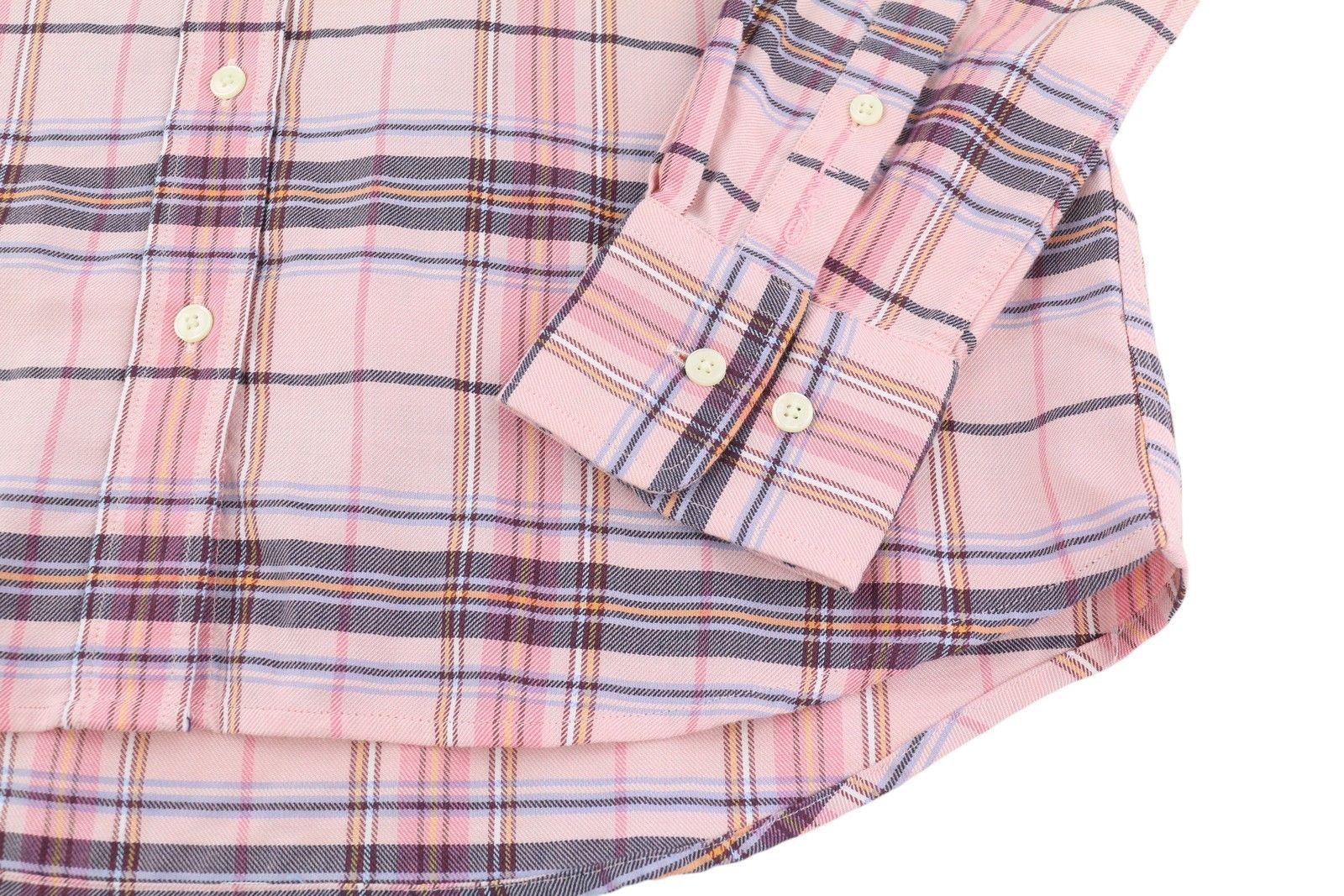 Gant CHECK TWILL EU34 Flannel Button-Up Pink Shirt 84987 Size XS / US 0-2 / IT 36-38 - 5 Thumbnail