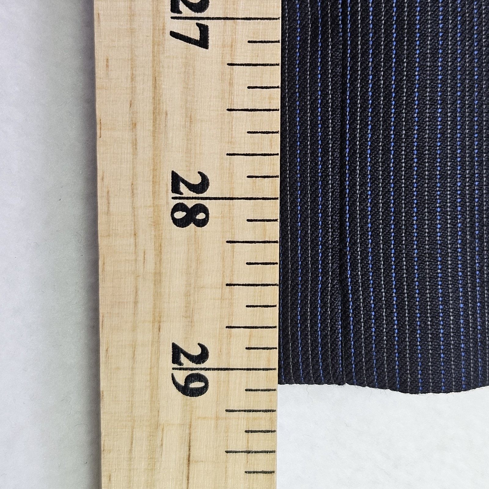 Michael Kors Michael Kors Madison Suit Peak Lapel Micro Stripe Black Set Size 38S - 23 Thumbnail