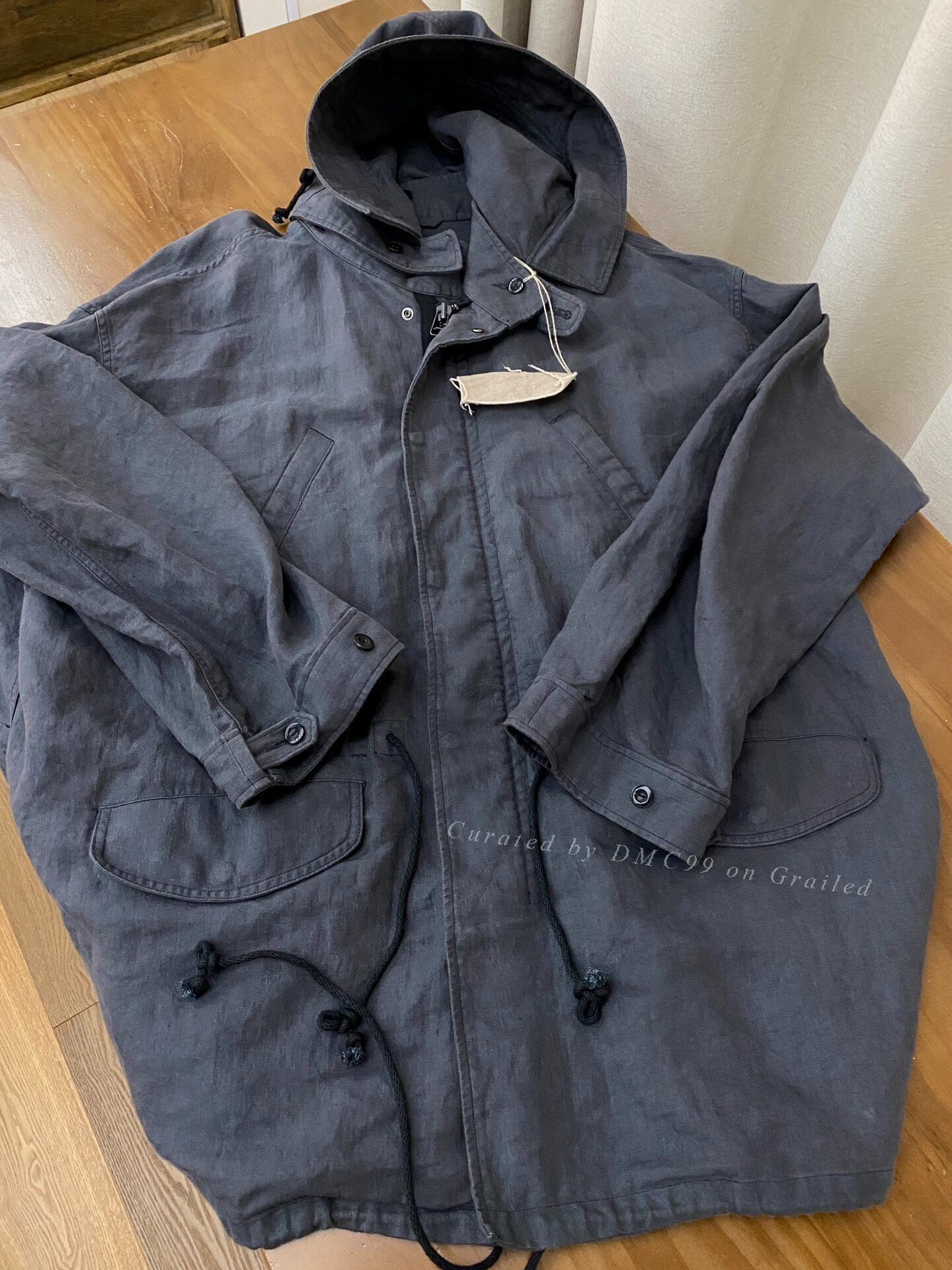 KAVU Kaval Gray-Black Mid-Length Coat Size US M / EU 48-50 / 2 - 1 Thumbnail