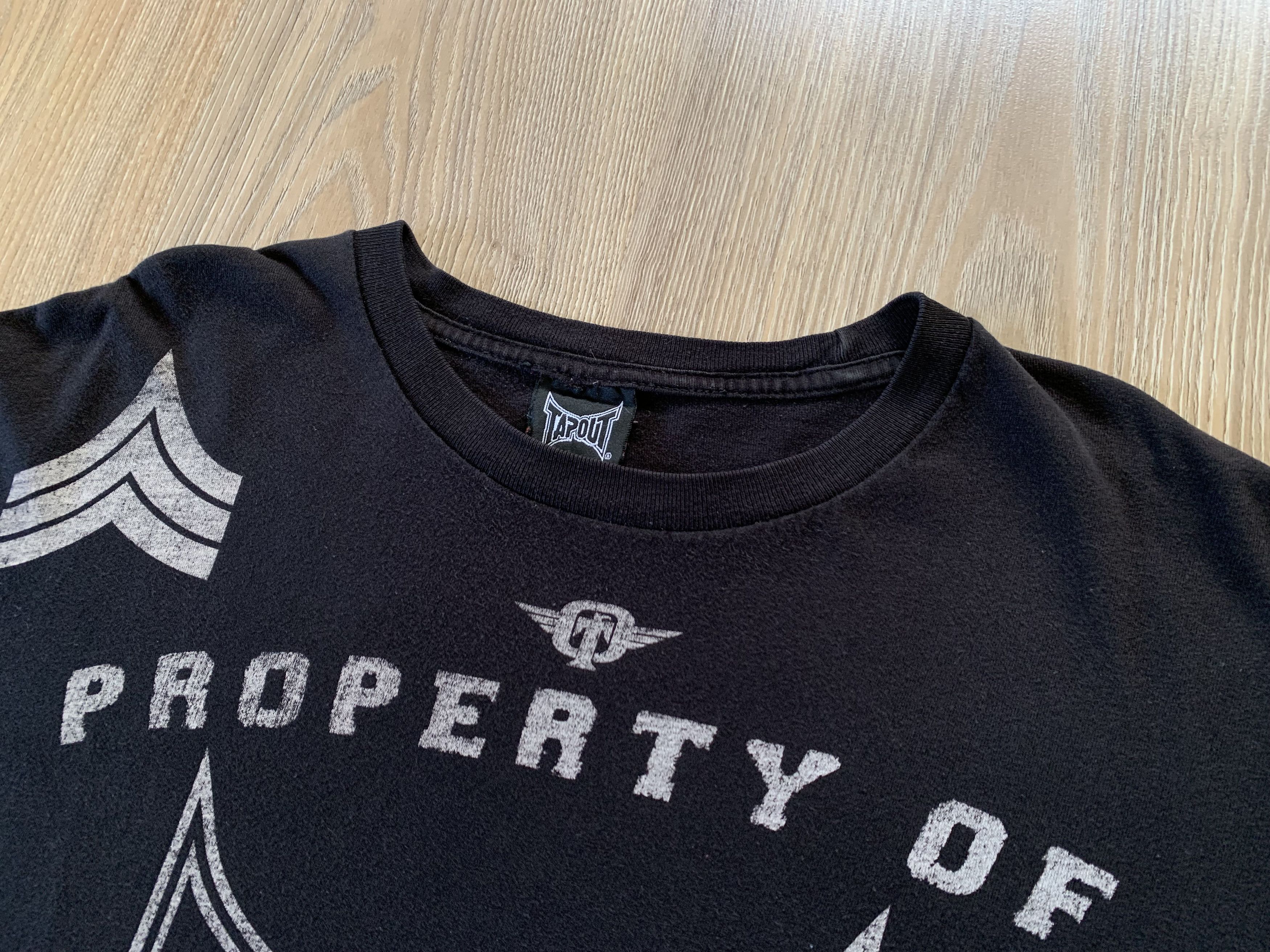 Tapout × Vintage Rare Tapout Vintage Overprint T Shirt Size US L / EU 52-54 / 3 - 4 Thumbnail