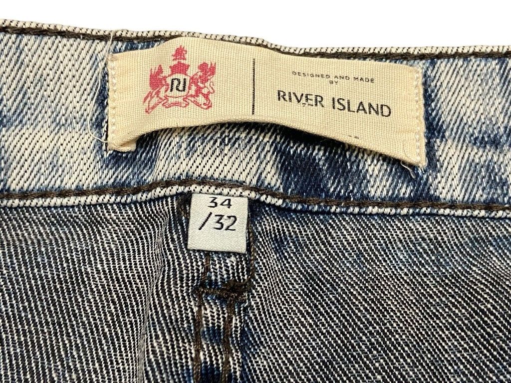 River Island River Island Man Acid Wash Skinny Stretch Slim Jeans 34/32 Size US 34 / EU 50 - 11 Thumbnail