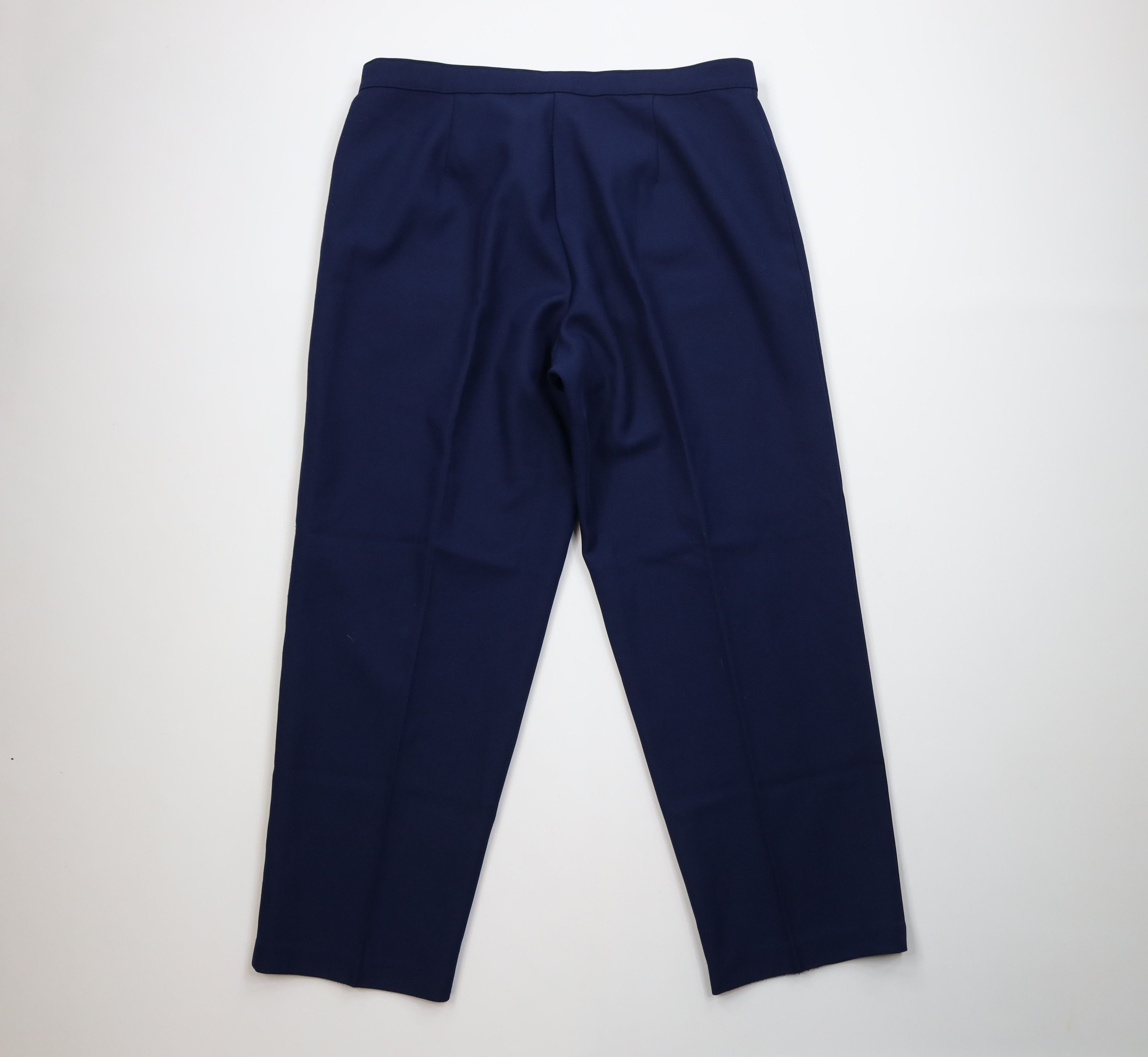 Levi's Vintage 70s 80s Levis Knit Wide Leg Chino Pants Blue USA Size 38" / US 16 / IT 52 - 10 Thumbnail