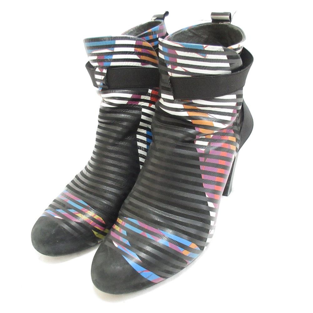 Other Other Camper × C.Neeon TWINS High Heel Short Boots Leather Shoes 46549 DUTY FREE for USA Size ONE SIZE - 1 Thumbnail
