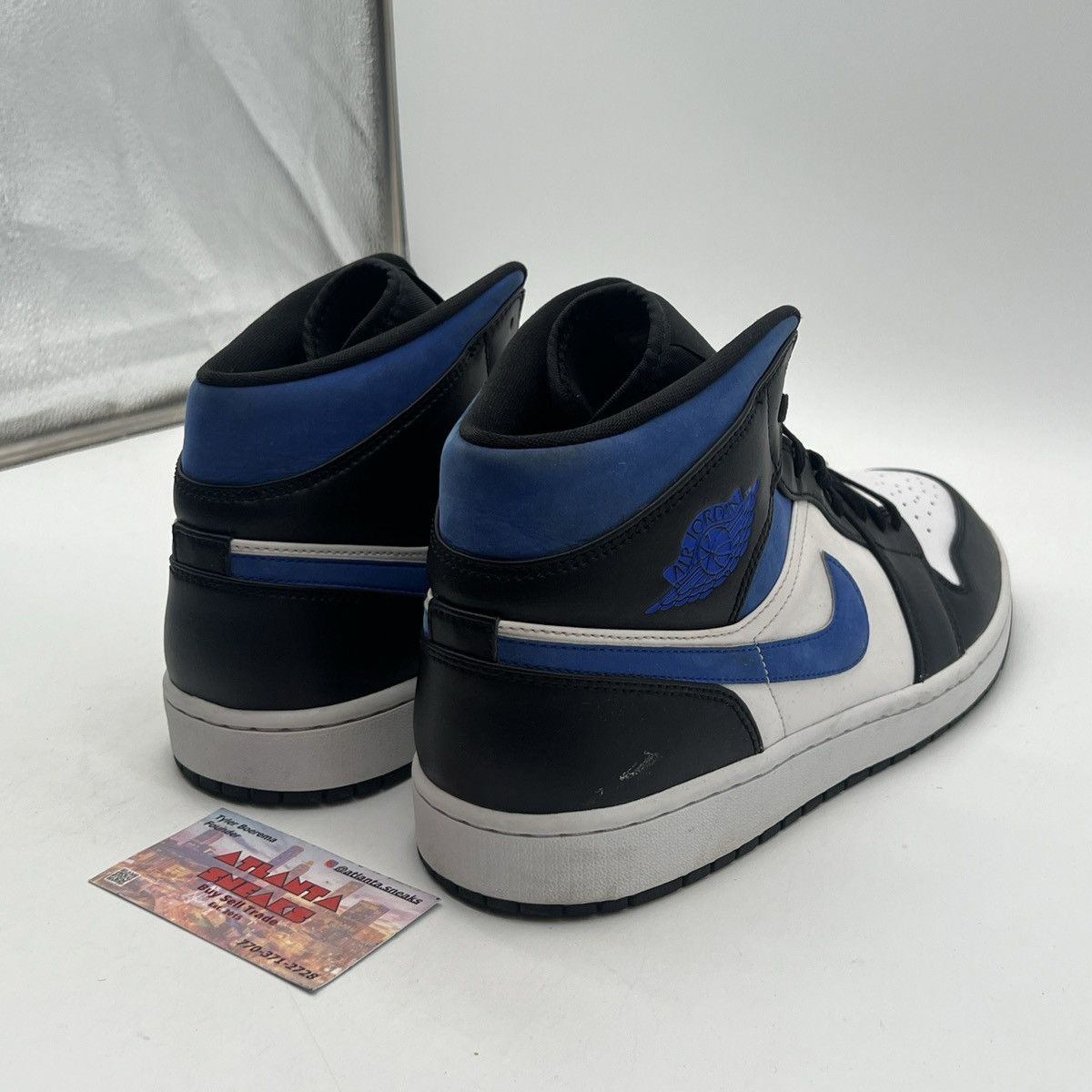 Nike Air Jordan 1 Mid racer blue Size US 13 / EU 46 - 5 Thumbnail