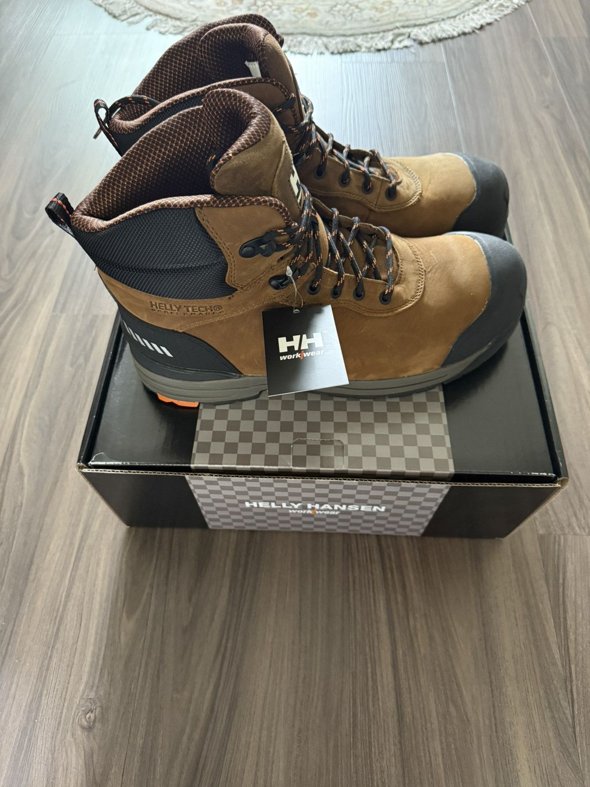 Helly Hansen Helly Hansen Lehigh 6” Work Boot Brown Safety Men’s Size 12 Size US 12 / EU 45 - 2 Thumbnail