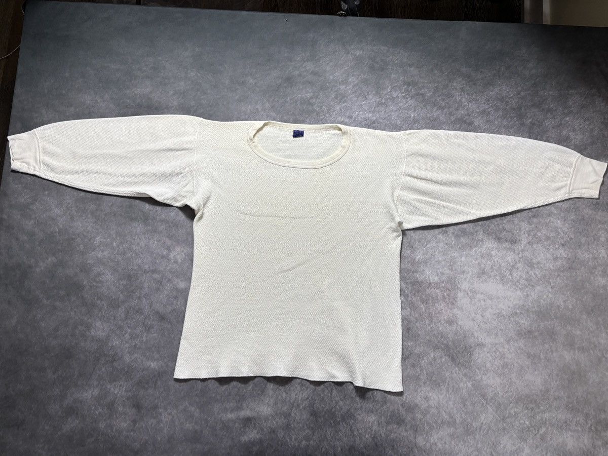 Vintage 1980s KMart Longsleeve Vintage Thermal Shirt Waffle 80s 90s Size US L / EU 52-54 / 3 - 14 Thumbnail