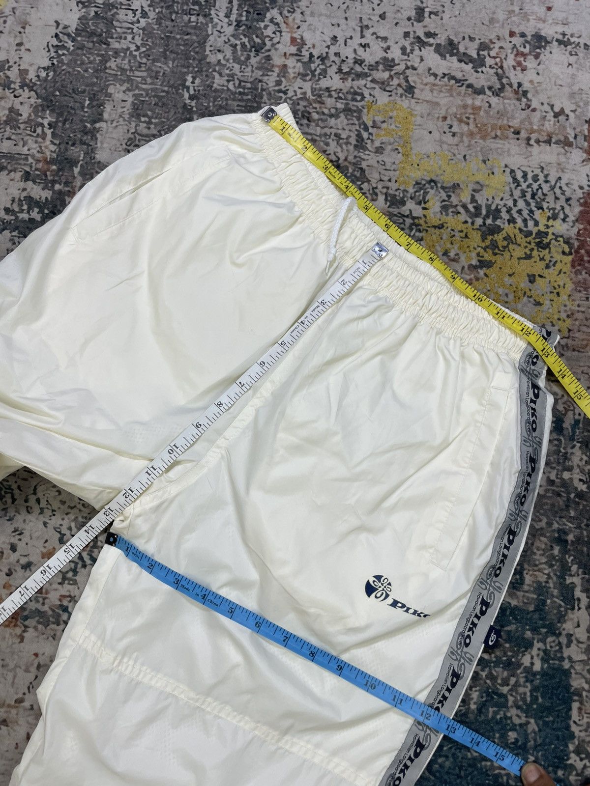 Japanese Brand Vtg Piko Off White Side Tape Trackpants Size US 28 / EU 44 - 9 Thumbnail