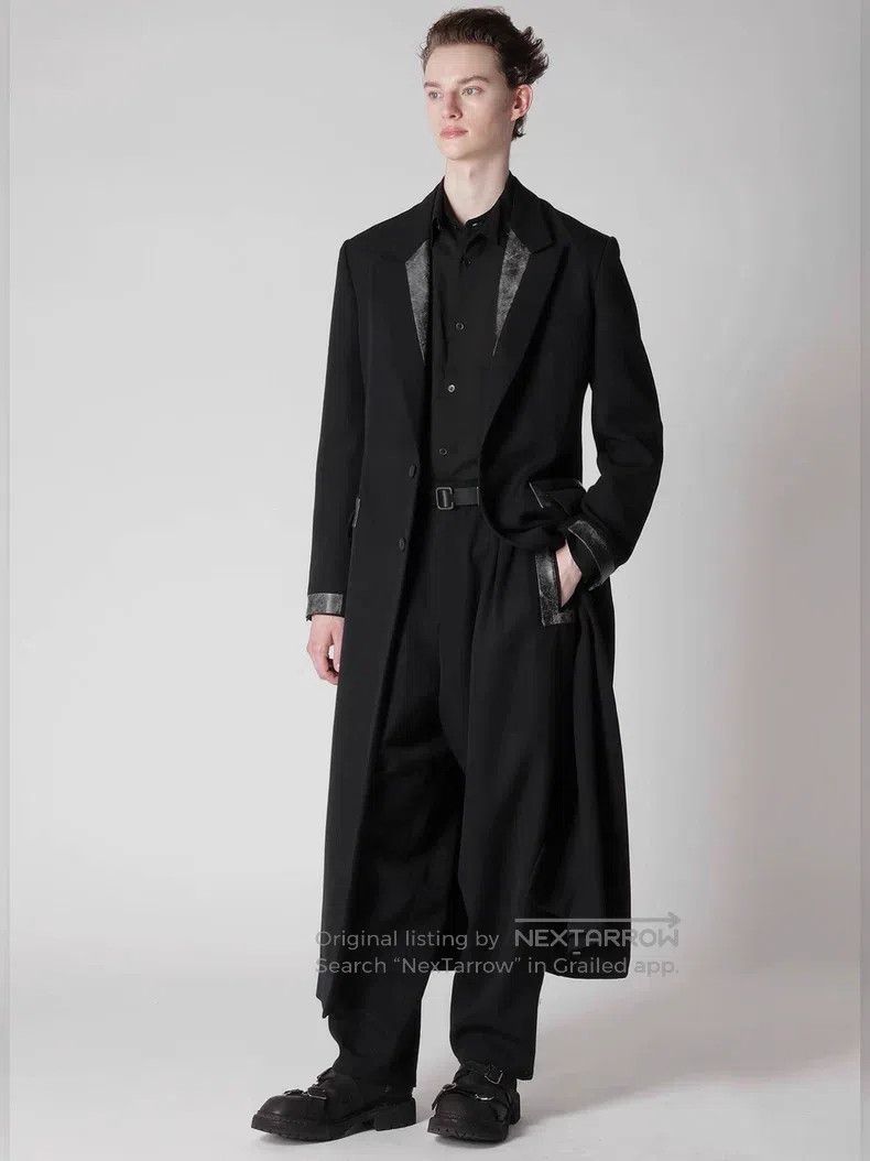 Yohji Yamamoto YOHJI YAMAMOTO size L Scarred Horsehide Patch Leather Trou Size US 27 - 7 Thumbnail