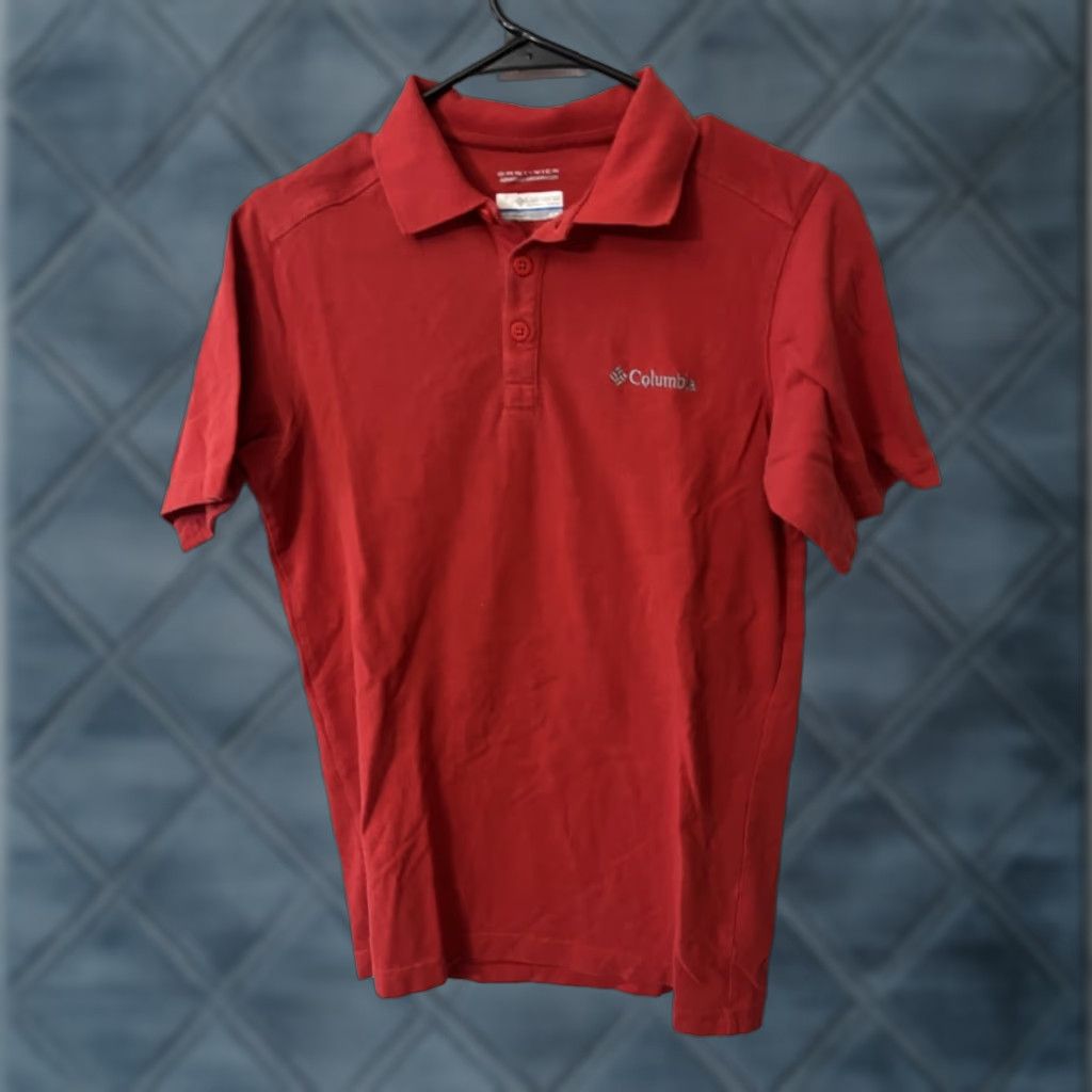 Vintage Columbia Sun Protection Mens Polo Size Small Red Omni Shade Size US S / EU 44-46 / 1 - 1 Thumbnail