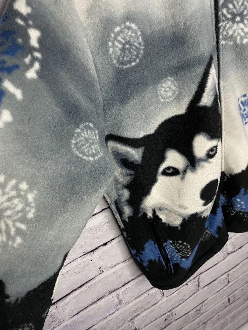 Vintage 👣WOMENS Vintage Wolfes fleece hooded jacket size XXS Size XXS / US 00 / IT 34 - 6 Thumbnail