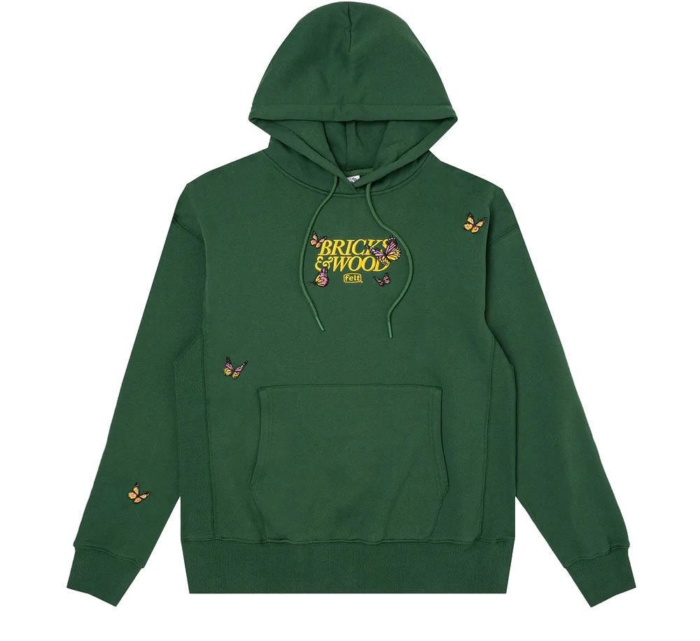 Bricks & Wood Bricks And Wood x Felt Fleece Hoodie Men Size Medium Size US M / EU 48-50 / 2 - 1 Thumbnail