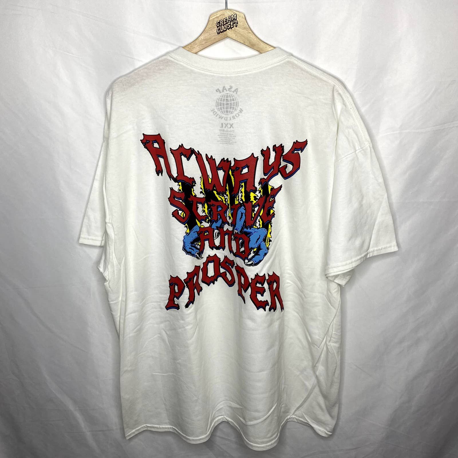 A$AP Rocky × AWGE ASAP Rocky A$AP Mob AWGE Claw Hip Hop Rap Tour Merch ...