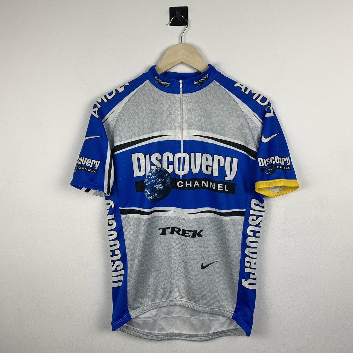 Nike Vintage Nike Discovery Team Cycling Jersey Men’s Size M Bike Size US M / EU 48-50 / 2 - 1 Thumbnail