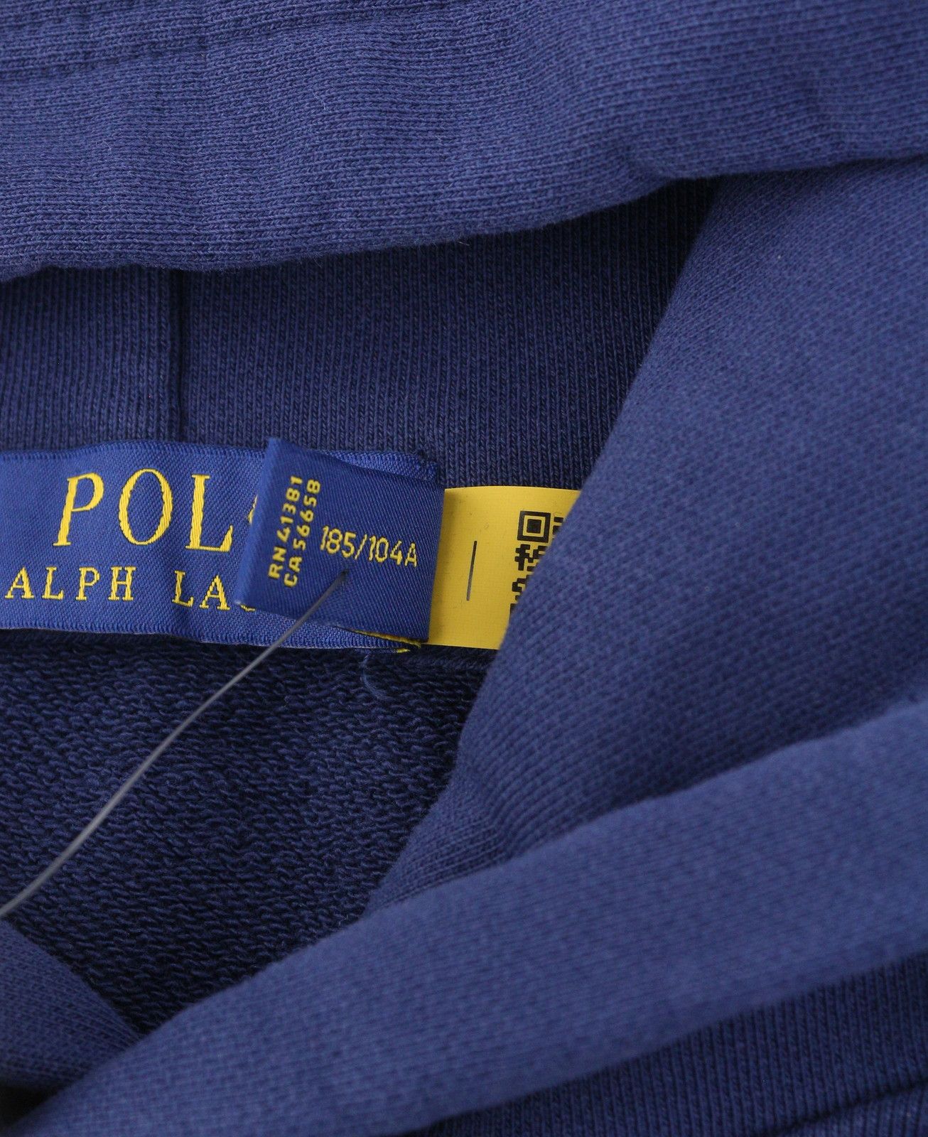 Ralph Lauren NAVY XL Kangaroo Pocket Logo Hoodie 86957 Size US XL / EU 56 / 4 - 9 Thumbnail