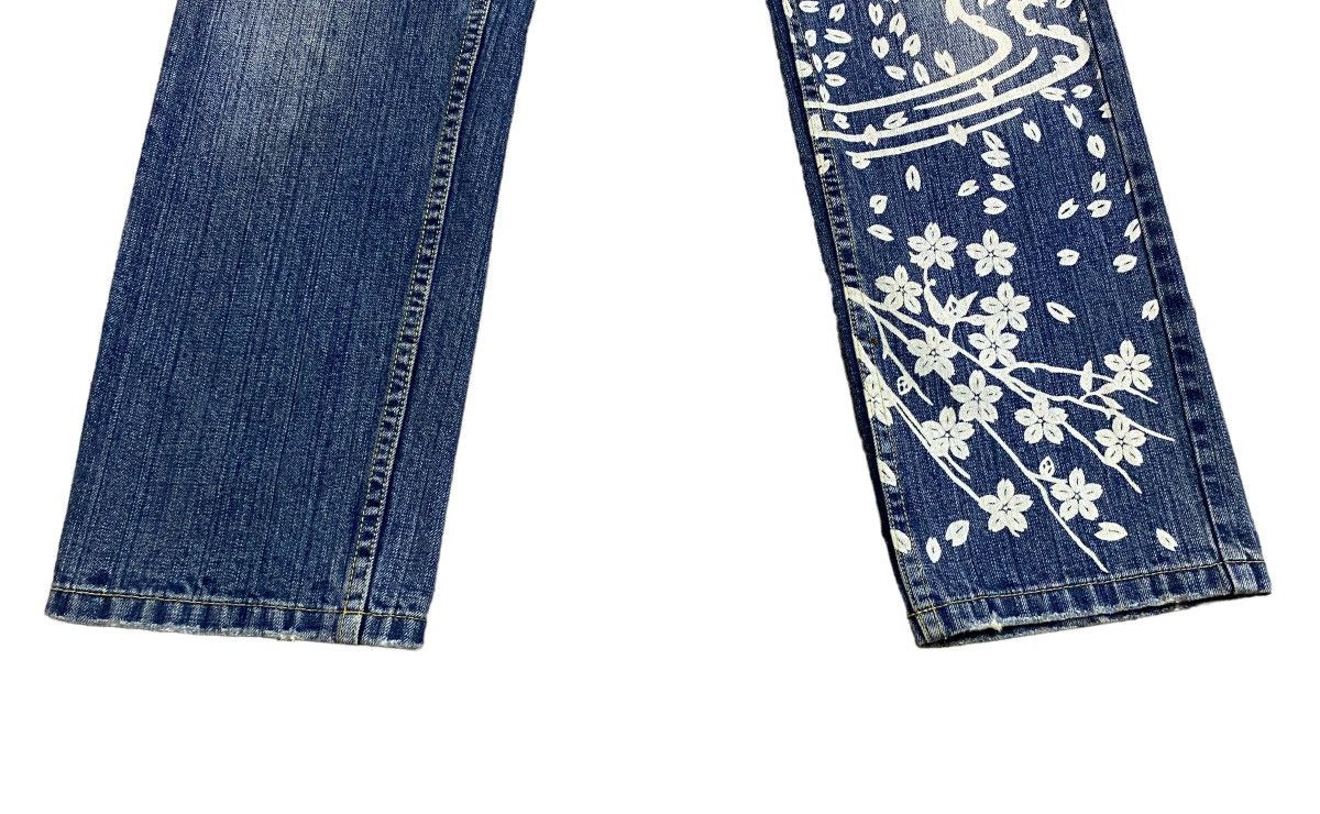 If Six Was Nine Rare Design Vintage Japanese Brand Sukajan Jeans 1990s Size US 30 / EU 46 - 8 Thumbnail