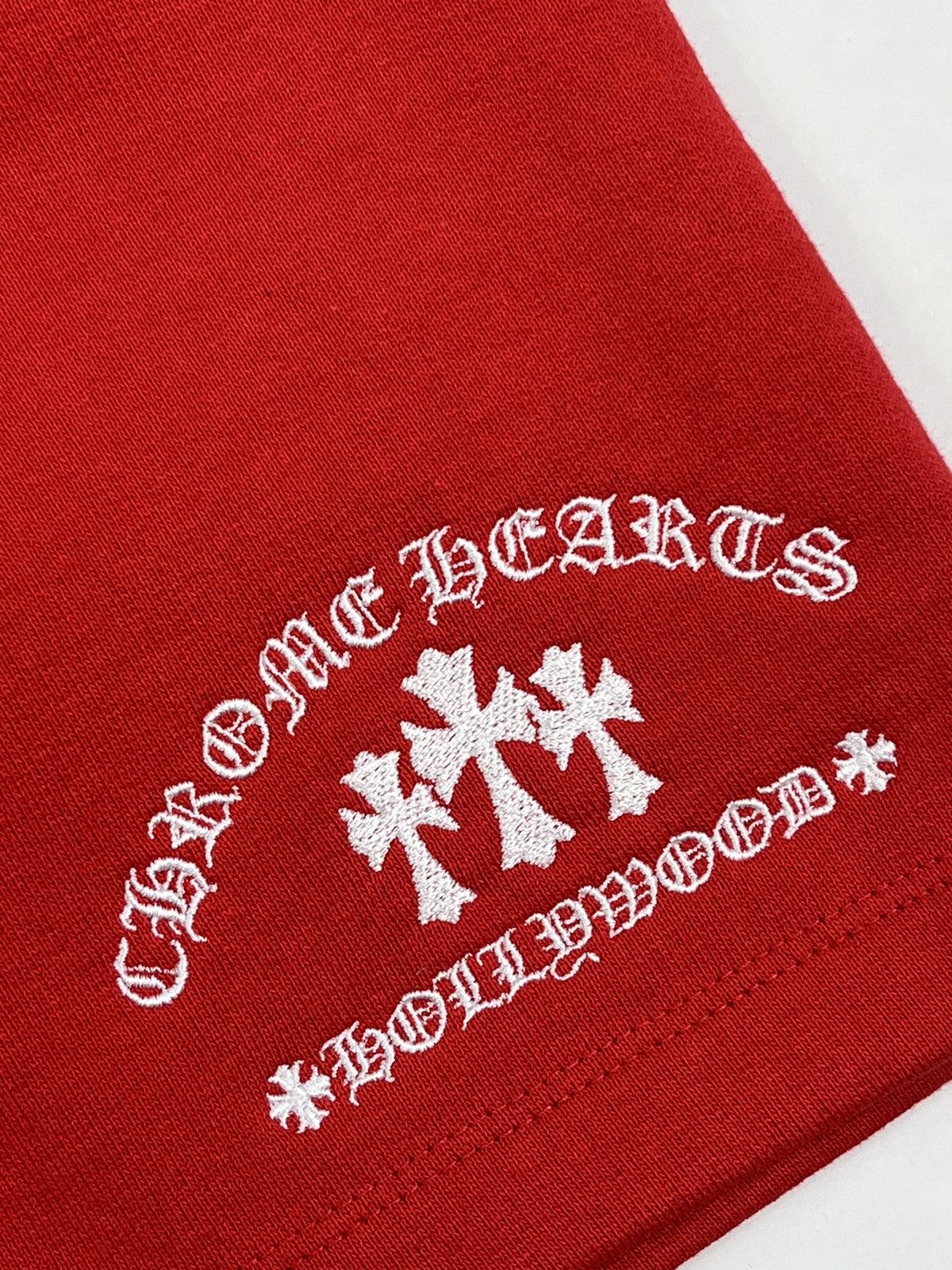 Chrome Hearts LOGO EMBROIDERED SILVER PLACK SHORTS Size US 34 / EU 50 - 5 Thumbnail