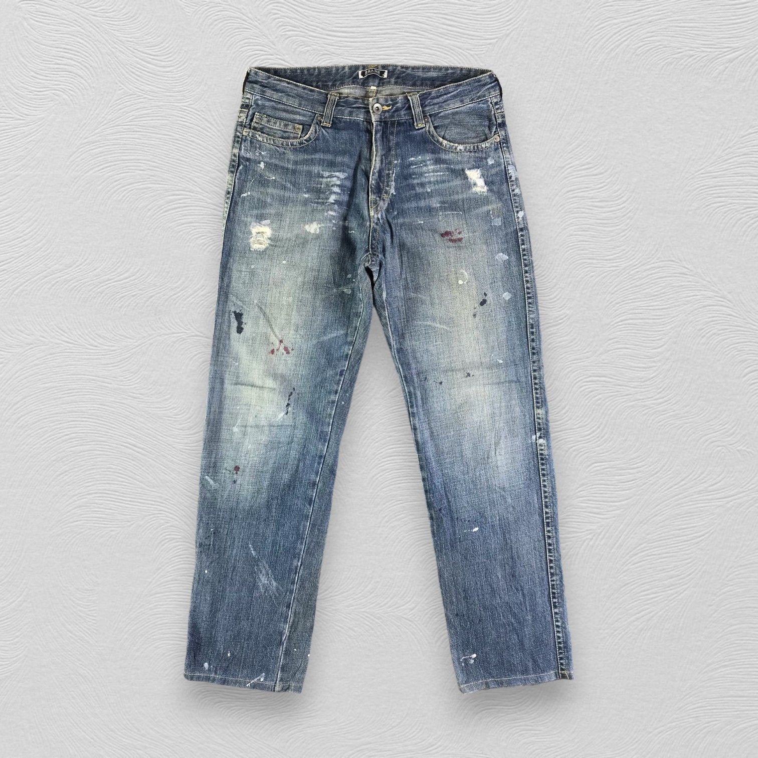 Beams Plus Beams Jeans Painted Denim KJ2819 Size US 32 / EU 48 - 1 Thumbnail