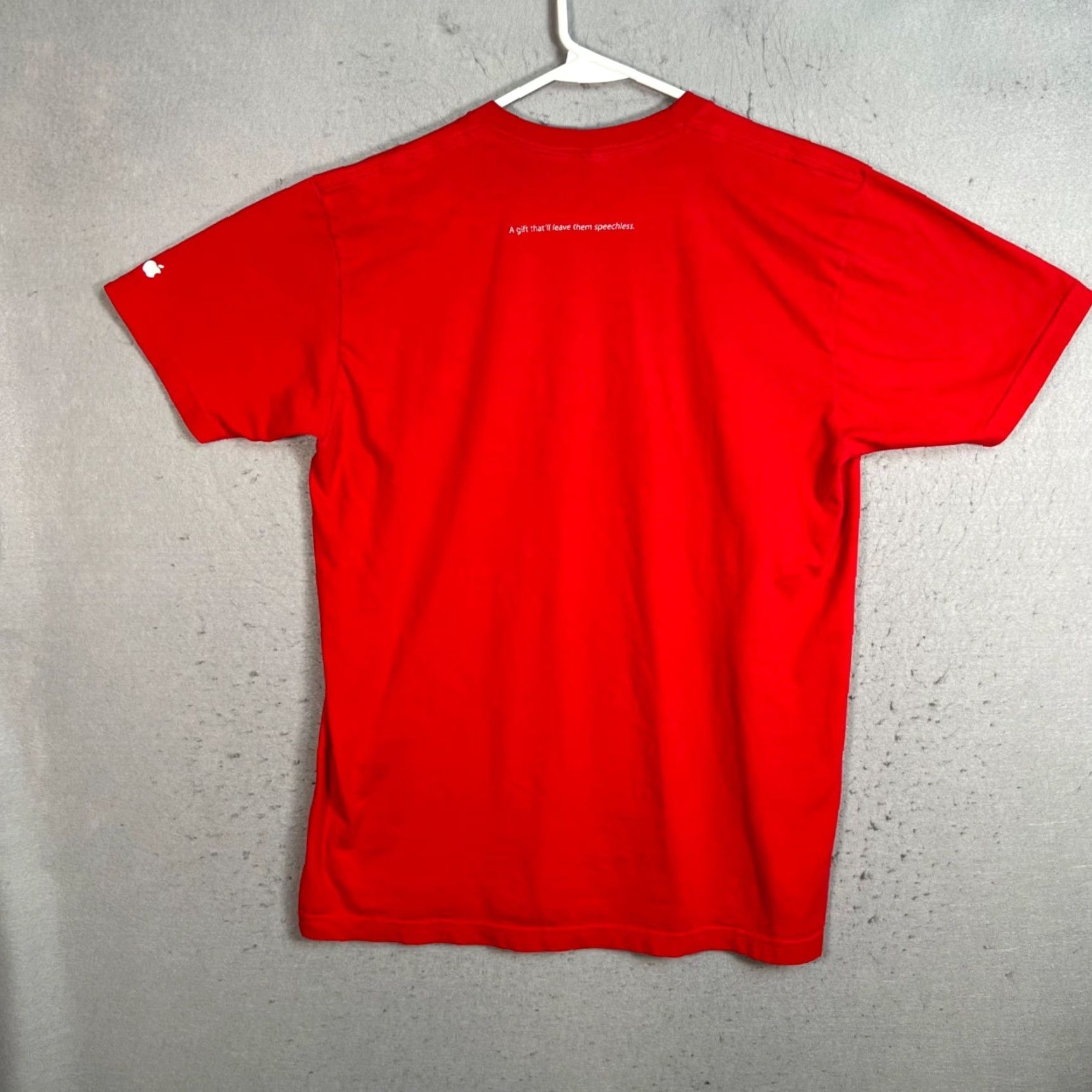 American Apparel VINTAGE Y2K Apple iPhone Graphic T-Shirt Mens Large Red Cotton Short Sleeve Logo Size US L / EU 52-54 / 3 - 2 Thumbnail
