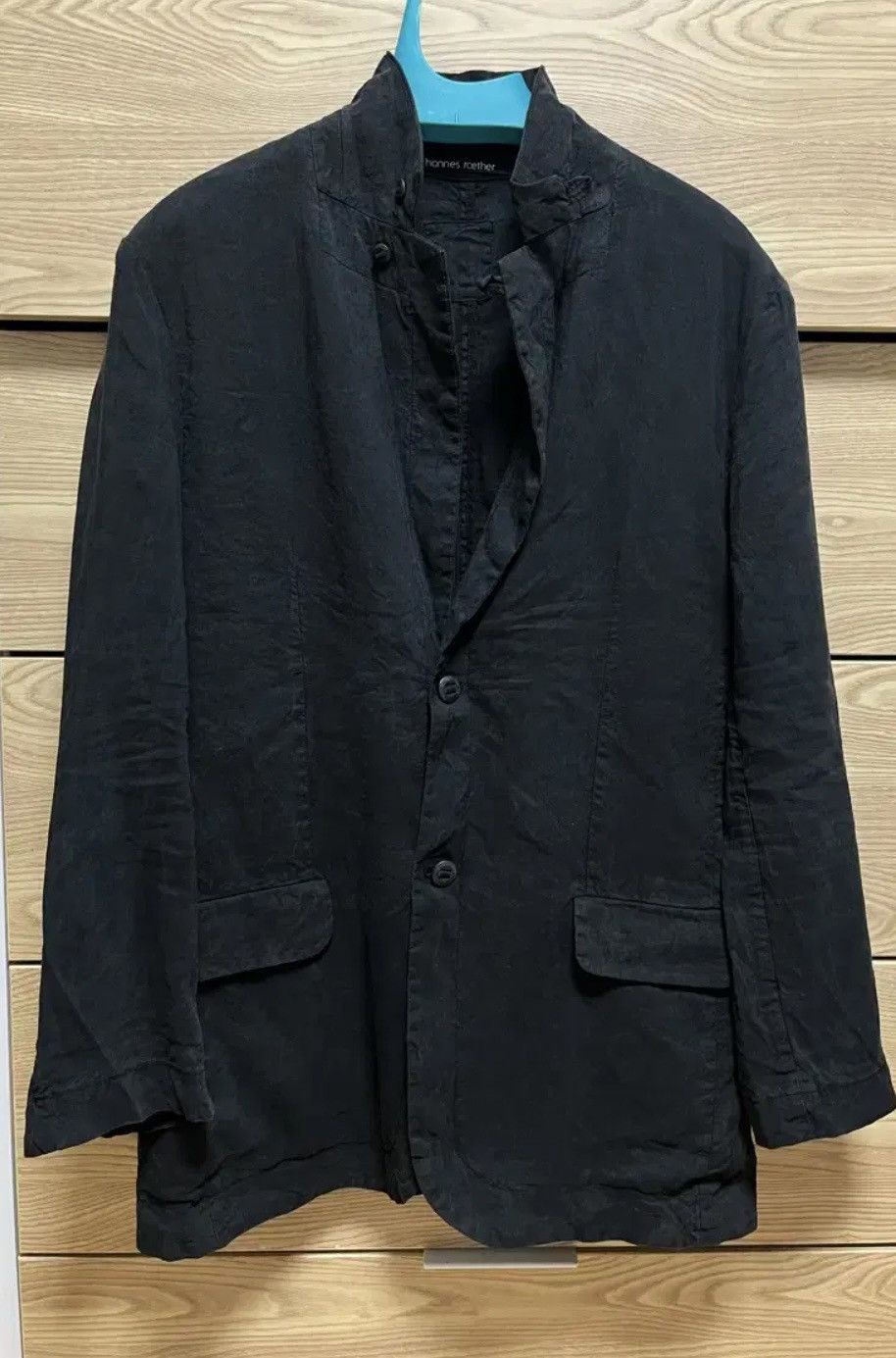 hannes roether Hannes roether linen silk blazer Size US M / EU 48-50 / 2 - 1 Thumbnail