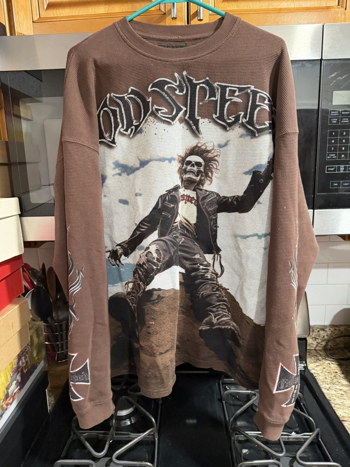 Godspeed Rocker Longsleeve Brown Thermal Size Large