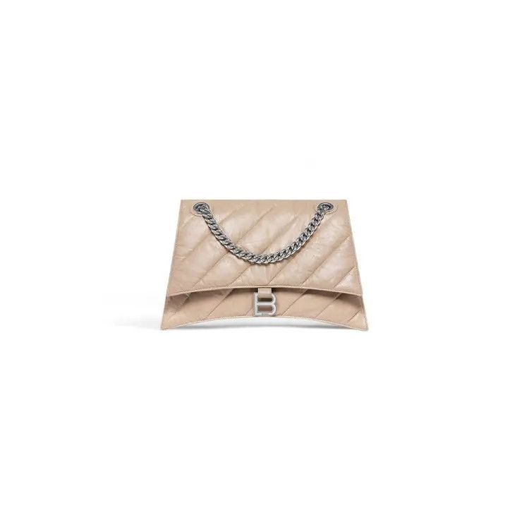 Balenciaga o1in1g1125 Size: OS / Crush Medium Chain Bag Quilted Size ONE SIZE - 5 Thumbnail