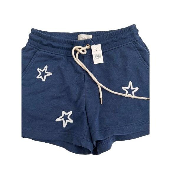 Lou & Grey Lou & Grey Star Cozy Cotton Soft Terry Shorts Embroidered St Size 26" / US 2 / IT 38 - 3 Thumbnail