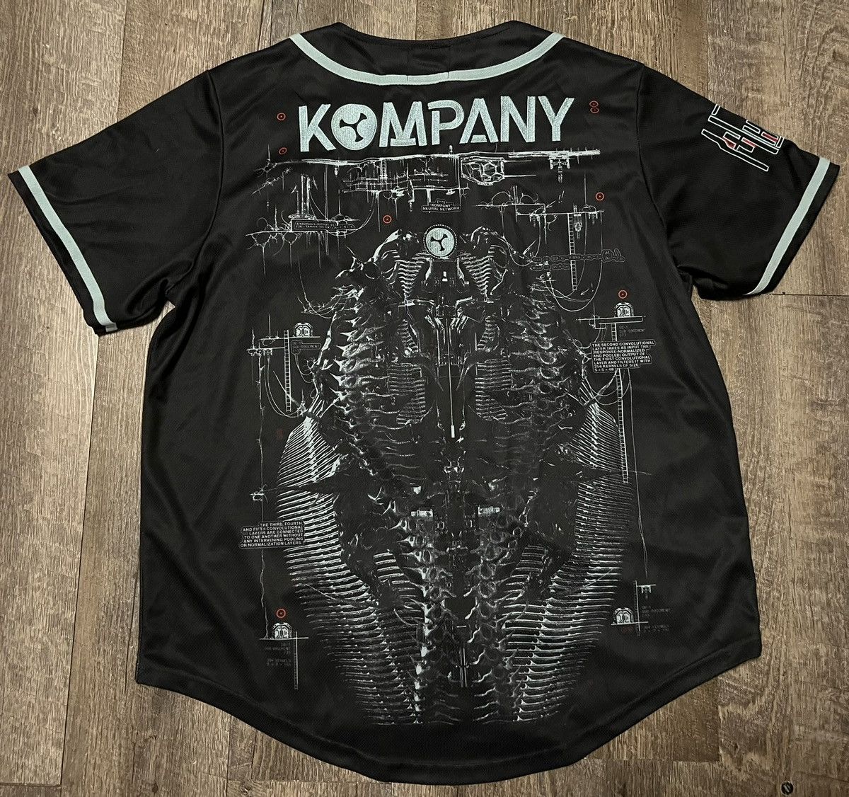 Kompany Music Jersey Size Medium
