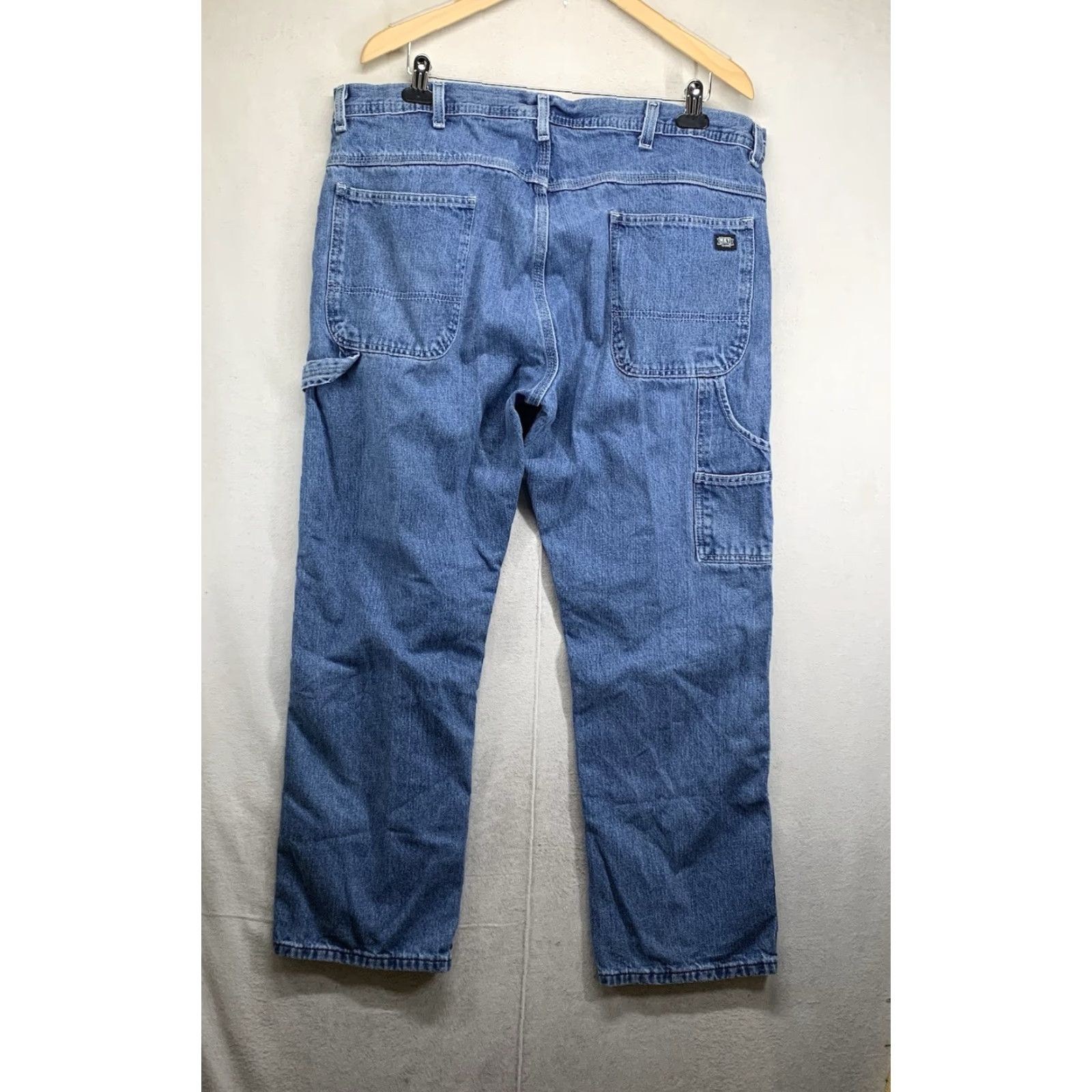 Vintage VINTAGE Key Mens Jeans Carpenter Denim 40 x 30 Straight 90s USA Blue Size US 40 / EU 56 - 2 Thumbnail