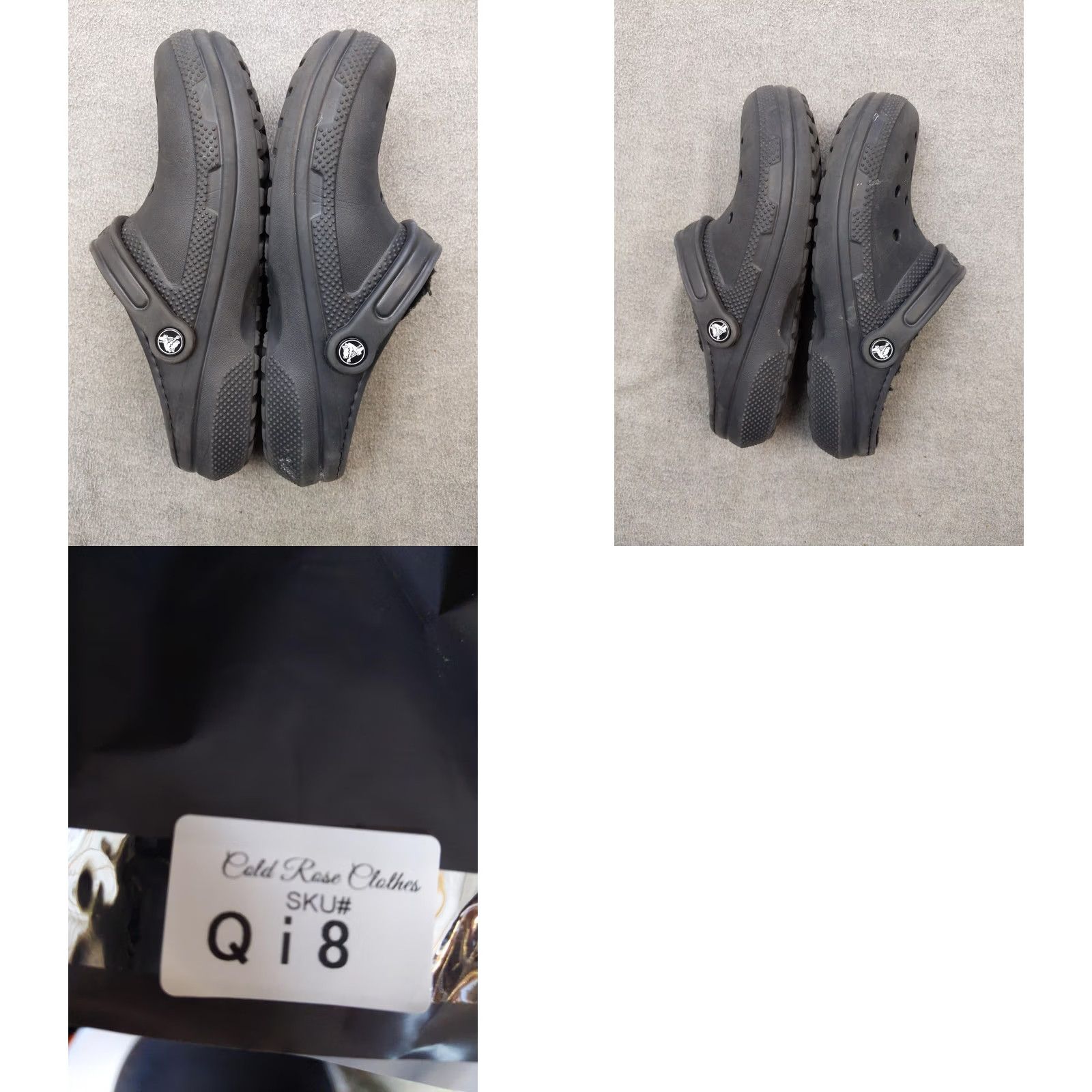 Crocs Crocs Classic Lined Clog Shoes Womens 8 Mens 6 Black Faux Fur Slip On Indoor Outdoor Comfort Crocs Classic Lined Clog Size M / US 6-8 / IT 42-44 - 8 Thumbnail