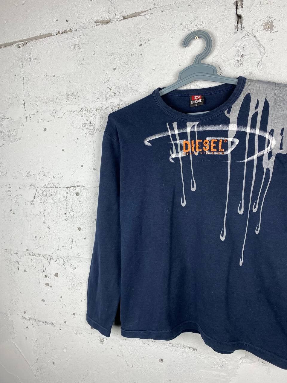 Diesel × Vintage Diesel Long Sleeve Avant Garde Style Japan Y2K Size US M / EU 48-50 / 2 - 1 Thumbnail