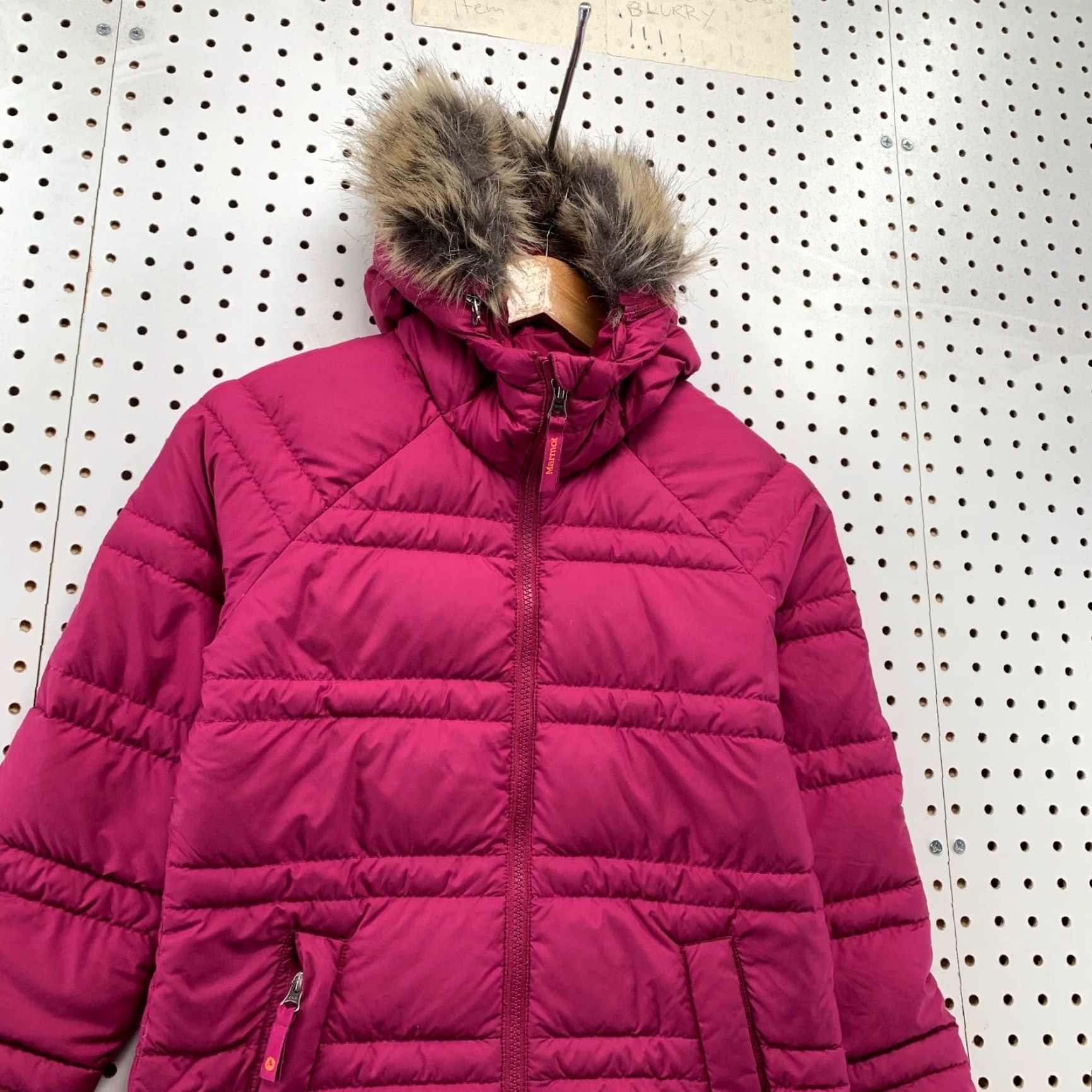 Marmot Marmot 700 Down Puffer Coat Womens Medium Pink Hooded Parka Cross-Check: Outdoor, Winter, Fall, Casual, Travel Size M / US 6-8 / IT 42-44 - 4 Thumbnail