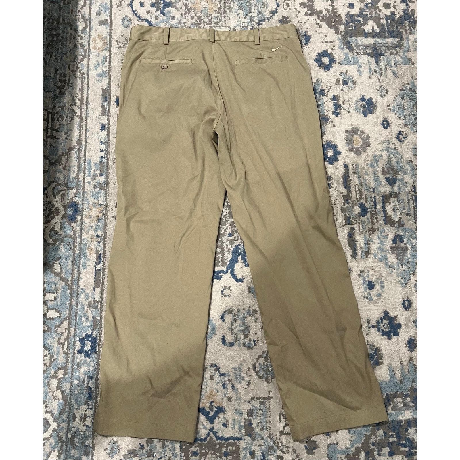 Nike Nike Golf Dri-FIT Pants 36x30 Khaki Flat Front Lightweight Size US 36 / EU 52 - 5 Thumbnail