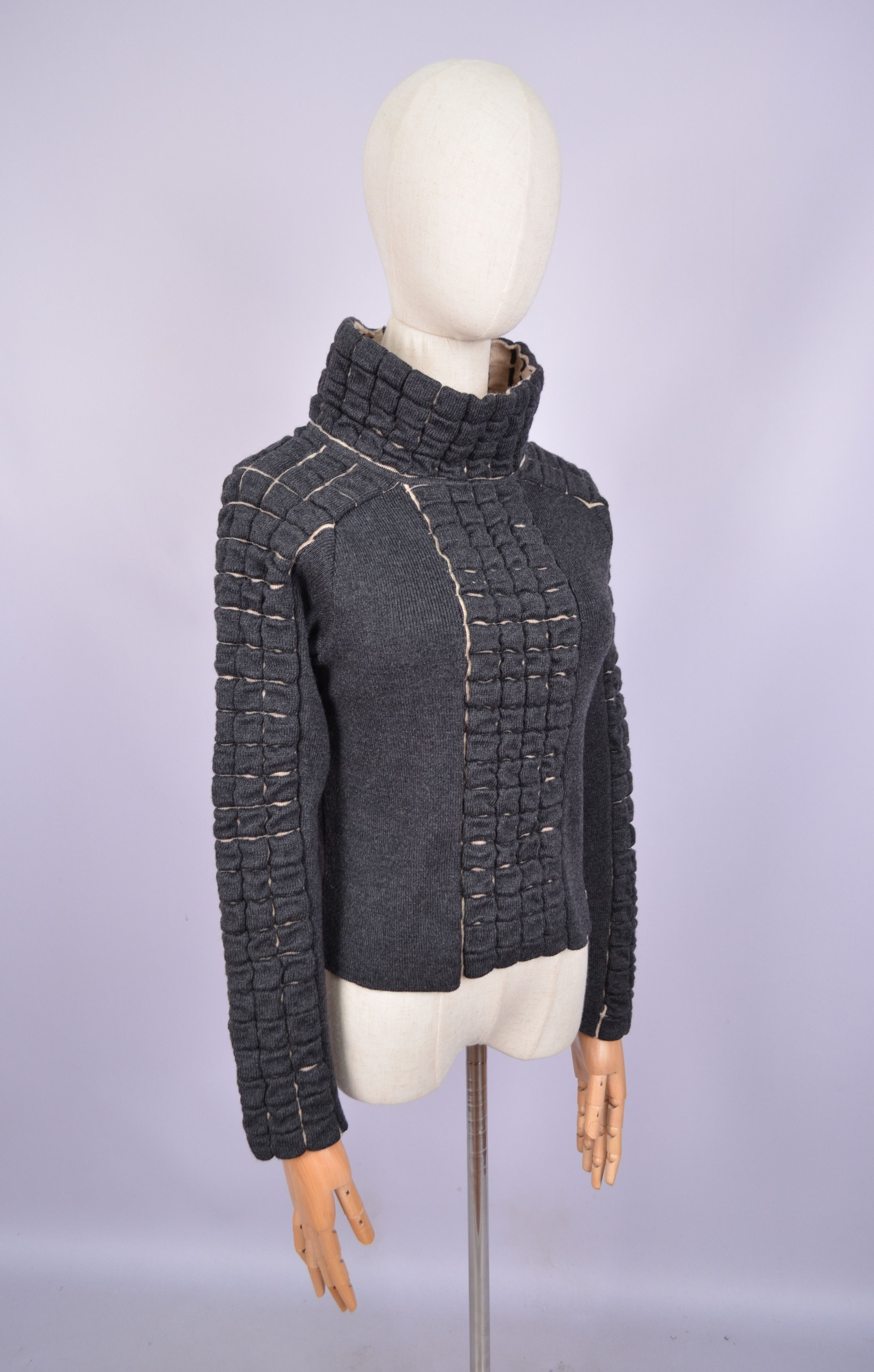 Chanel Chanel Womens Wool Sweater Knit Size FR40 M Medium LOGO CC Size M / US 6-8 / IT 42-44 - 16 Thumbnail