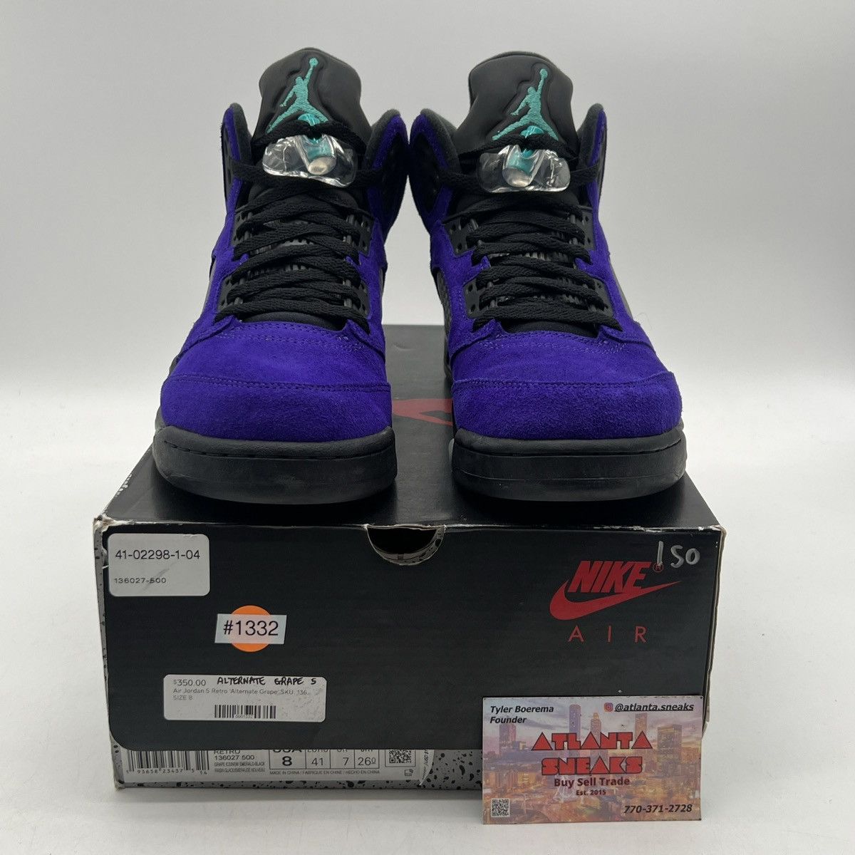 Jordan Brand Air Jordan 5 Alternate grape Size US 8 / EU 41 - 2 Thumbnail