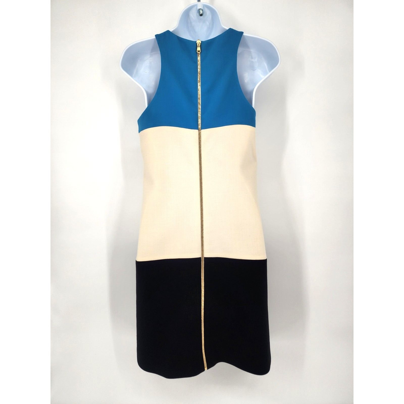 Emilio Pucci Emilio Pucci Color Block Sleeveless Shift Dress Sz 34 (US 4) Size S / US 4 / IT 40 - 2 Thumbnail