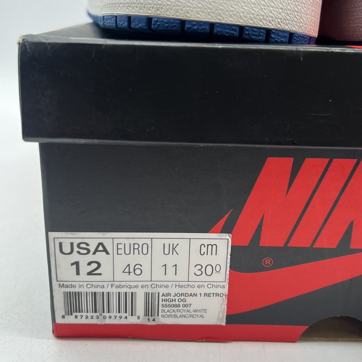 Nike Air Jordan 1 high Royal Size US 12 / EU 45 - 6 Thumbnail