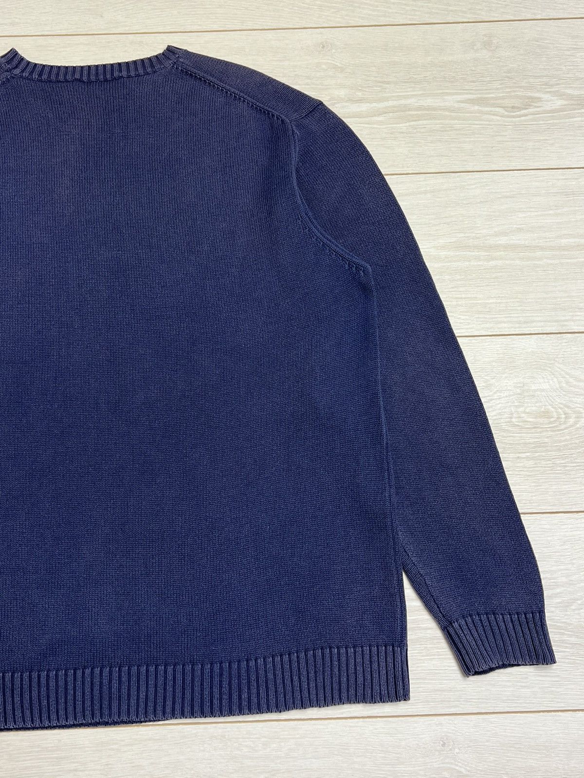 Yves Saint Laurent Vintage YSL Pour Homme Navy Crewneck Sweater Size US XL / EU 56 / 4 - 9 Thumbnail