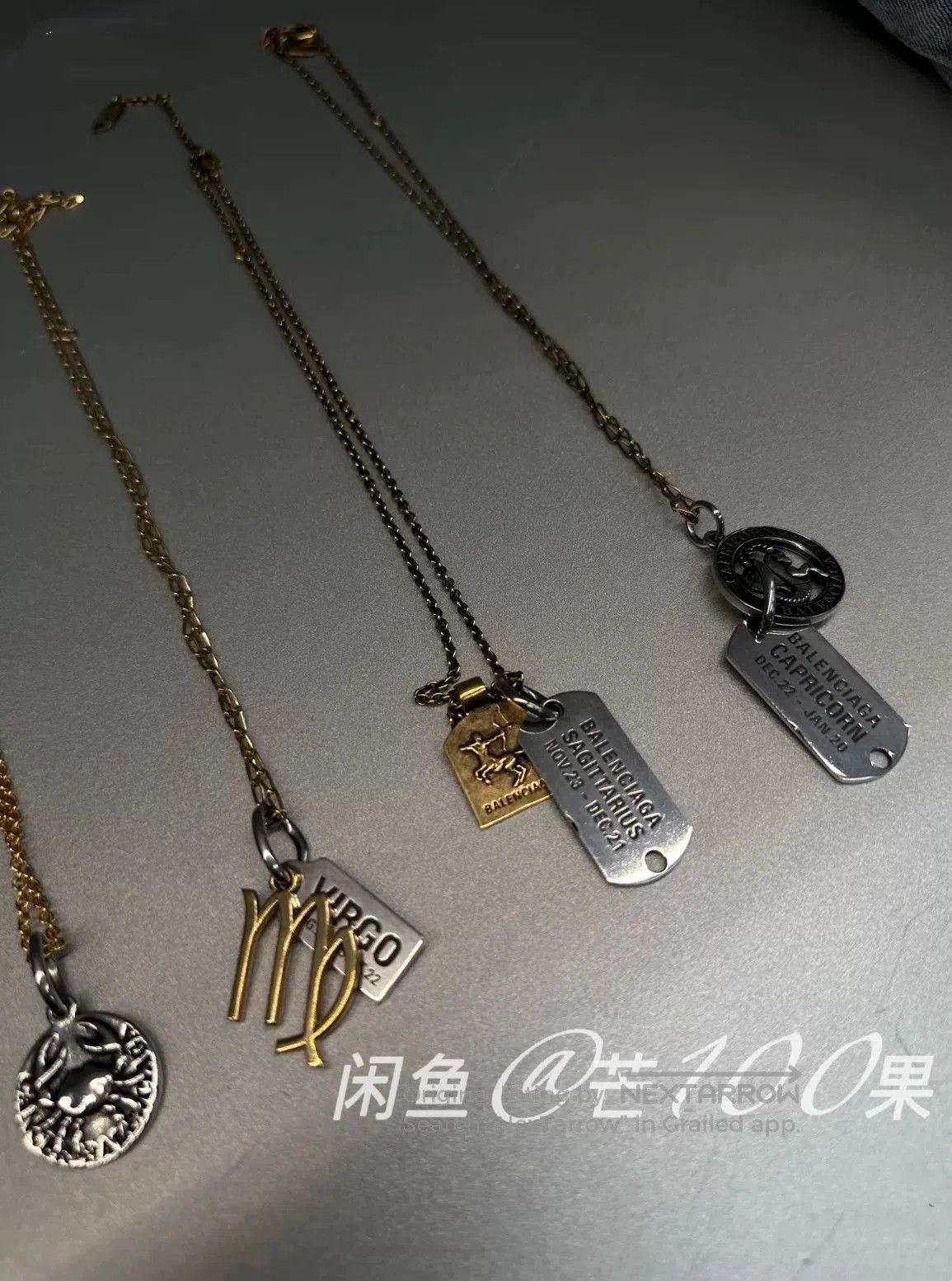 Balenciaga Balenciaga Capricorn Zodiac Necklace. Size ONE SIZE - 2 Thumbnail
