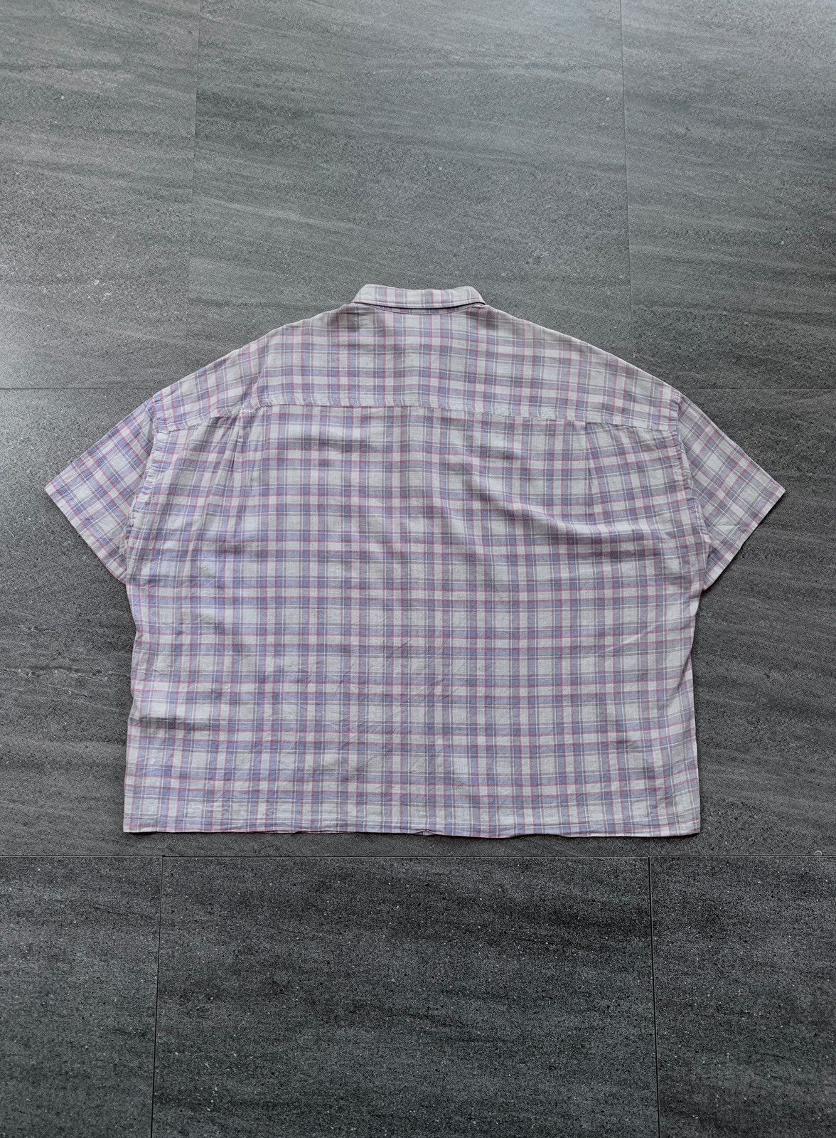 Issey Miyake FREE IMPORT TAX Frapbois Oversized Vintage Plaid Shirt Size US M / EU 48-50 / 2 - 4 Thumbnail